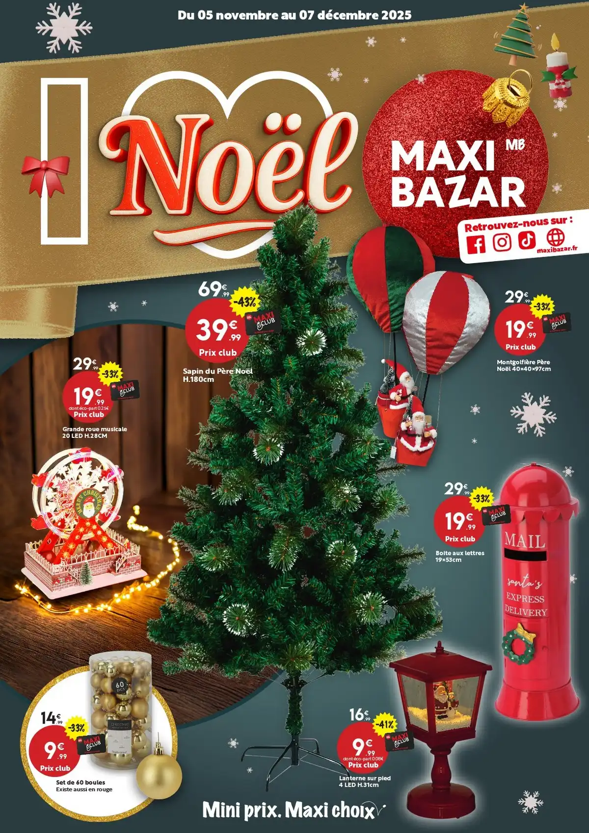 Catalogue Maxi Bazar Noël 2025 1 – maxi bazar noel 1