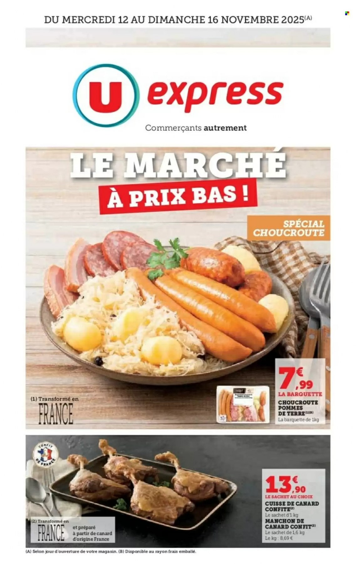 Catalogue U Express du 12 novembre au 23 novembre, 2025 1 – u express 1