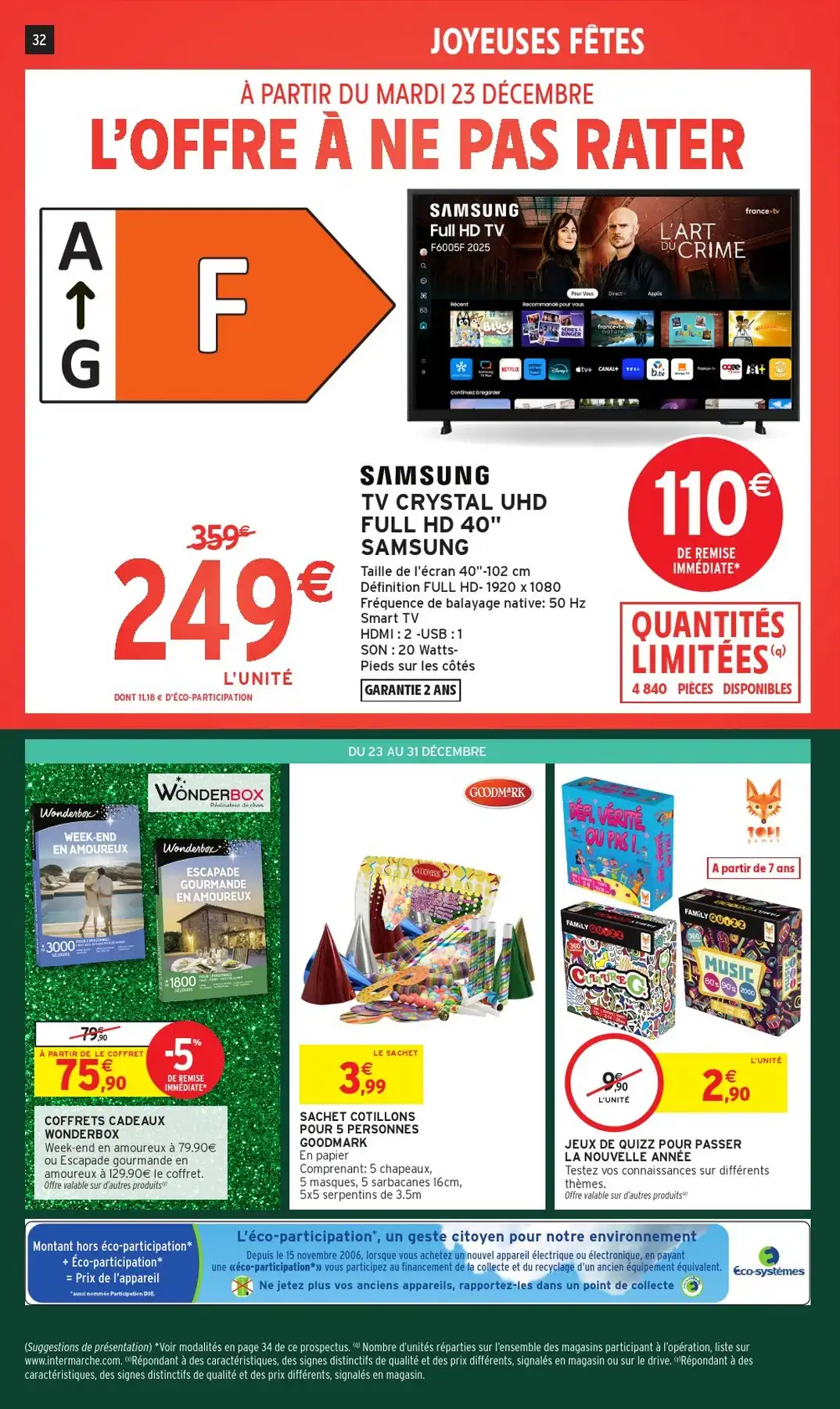 Catalogue Intermarché Super du 2 janvier au 11 janvier, 2026 1 – intermarche super 32 1