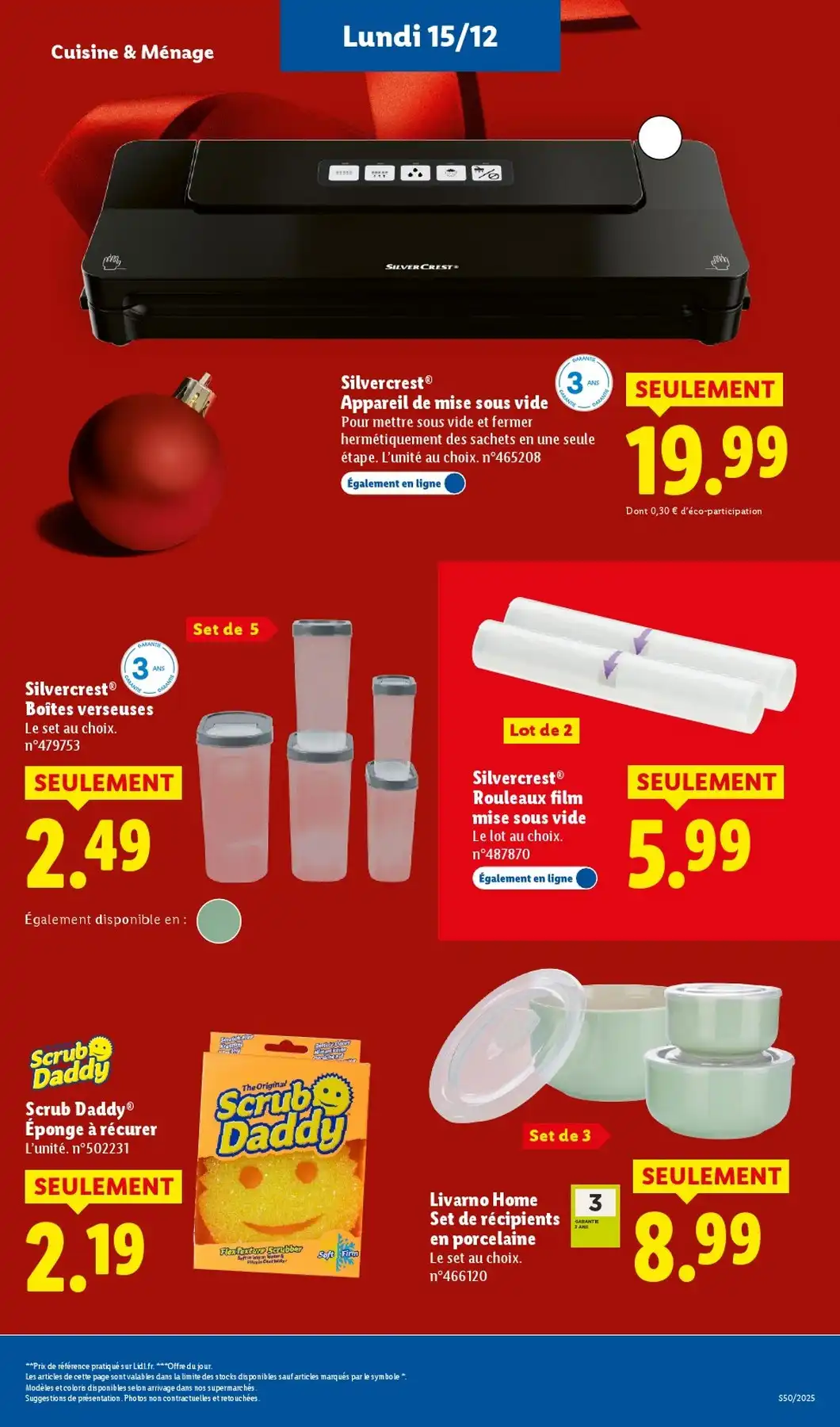 Catalogue Lidl Bonnes du 22 décembre au 25 décembre, 2025 4 – lidl bonnes 11 1