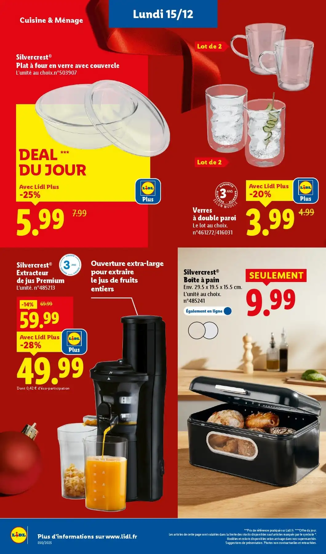 Catalogue Lidl Bonnes du 22 décembre au 25 décembre, 2025 1 – lidl bonnes 8 1