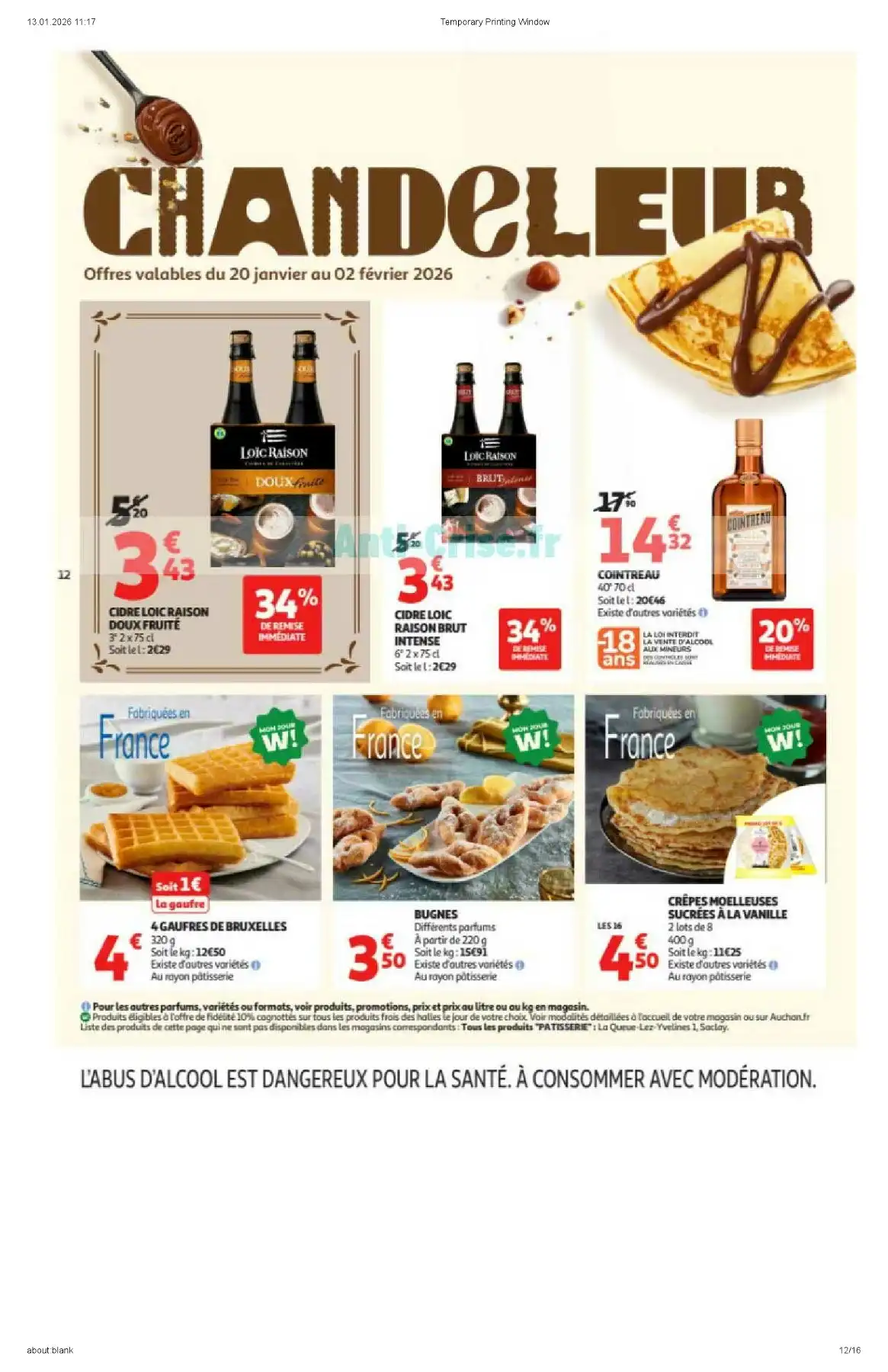 Catalogue Auchan Supermarché du 20 janvier au 1 février, 2026 5 – auchan supermarche 12