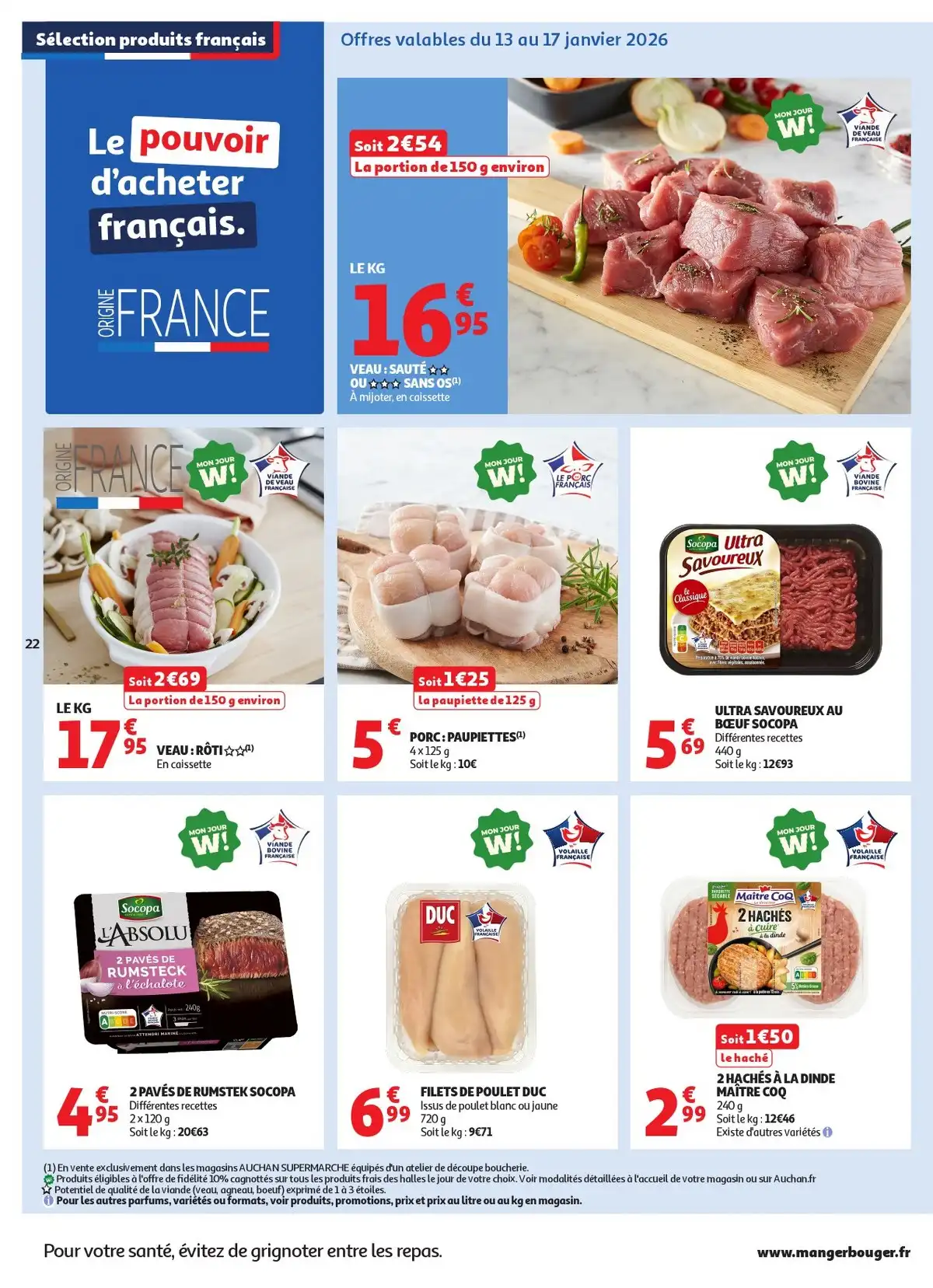 Catalogue Auchan Supermarché du 13 janvier au 25 janvier, 2026 3 – auchan supermarche 22