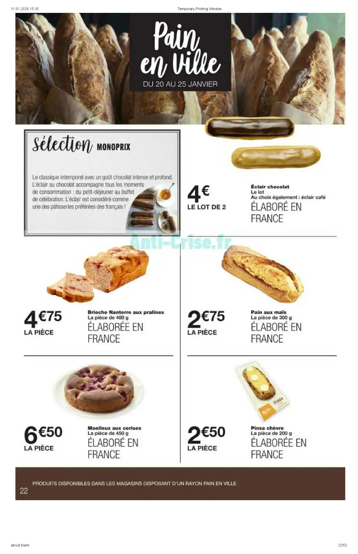 Catalogue Monoprix du 20 janvier au 1 février, 2026 2 – monoprix catalogue 22