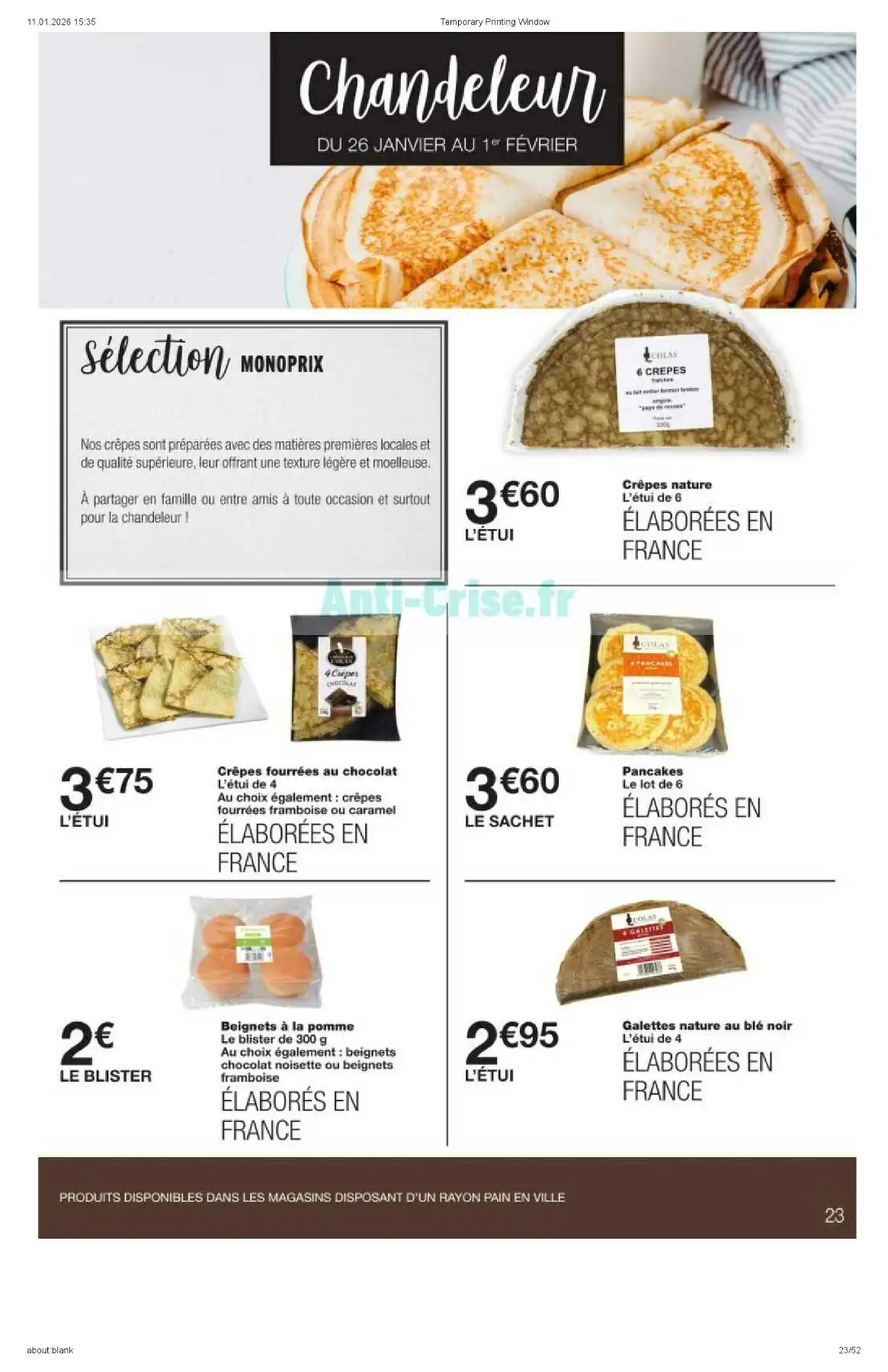 Catalogue Monoprix du 20 janvier au 1 février, 2026 3 – monoprix catalogue 23