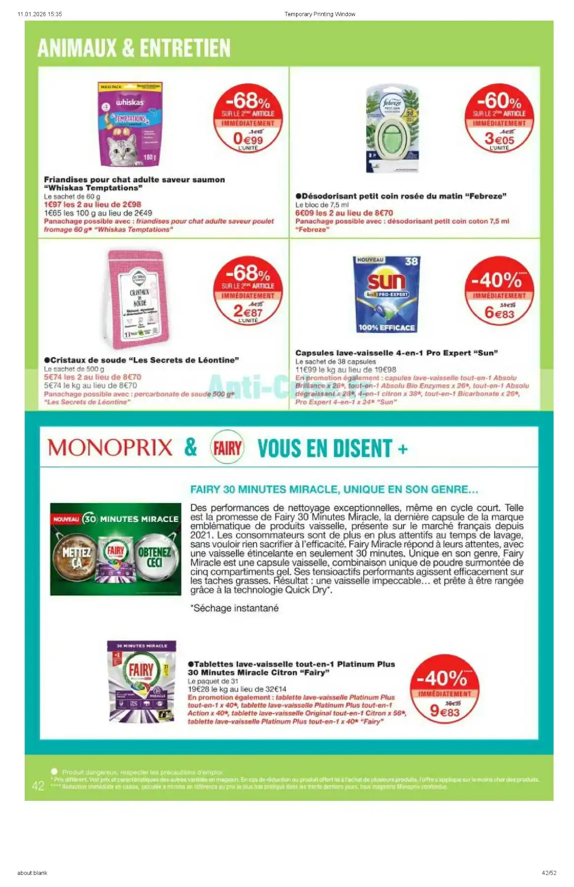 Catalogue Monoprix du 20 janvier au 1 février, 2026 2 – monoprix catalogue 42