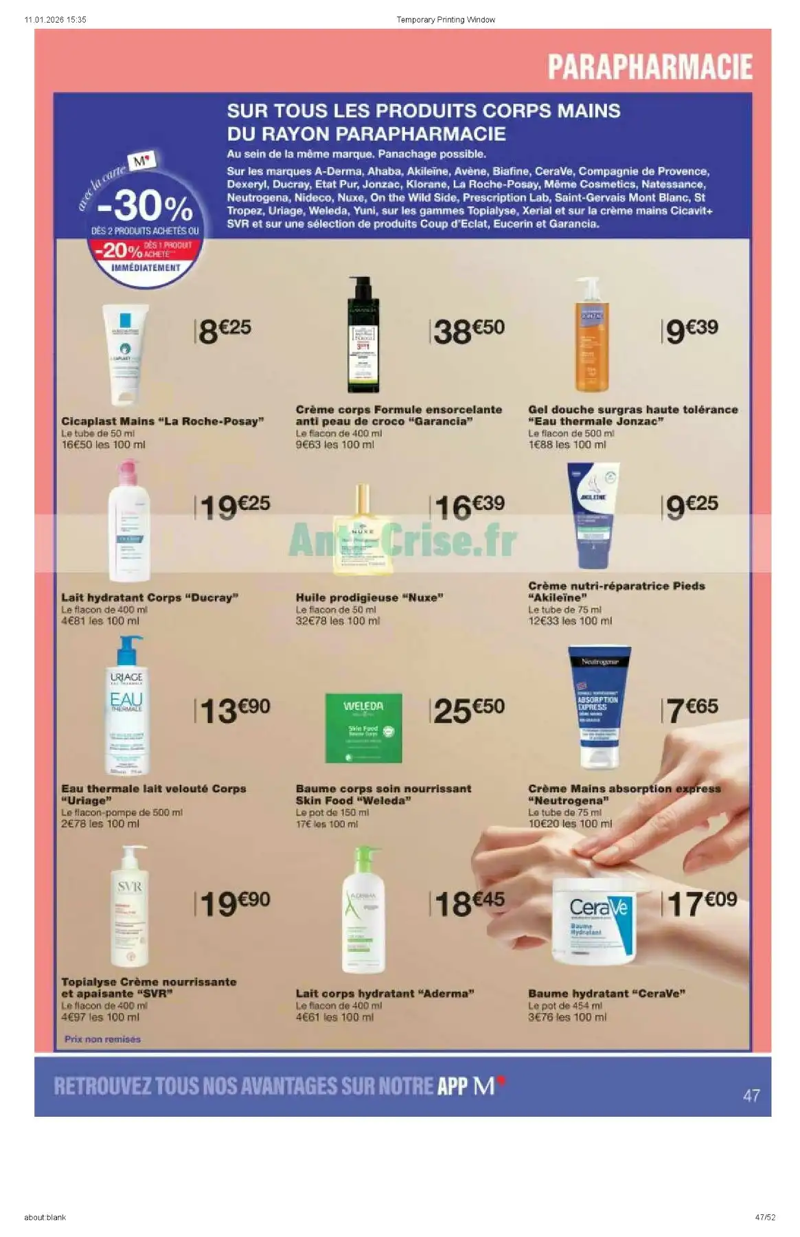 Catalogue Monoprix du 20 janvier au 1 février, 2026 1 – monoprix catalogue 47