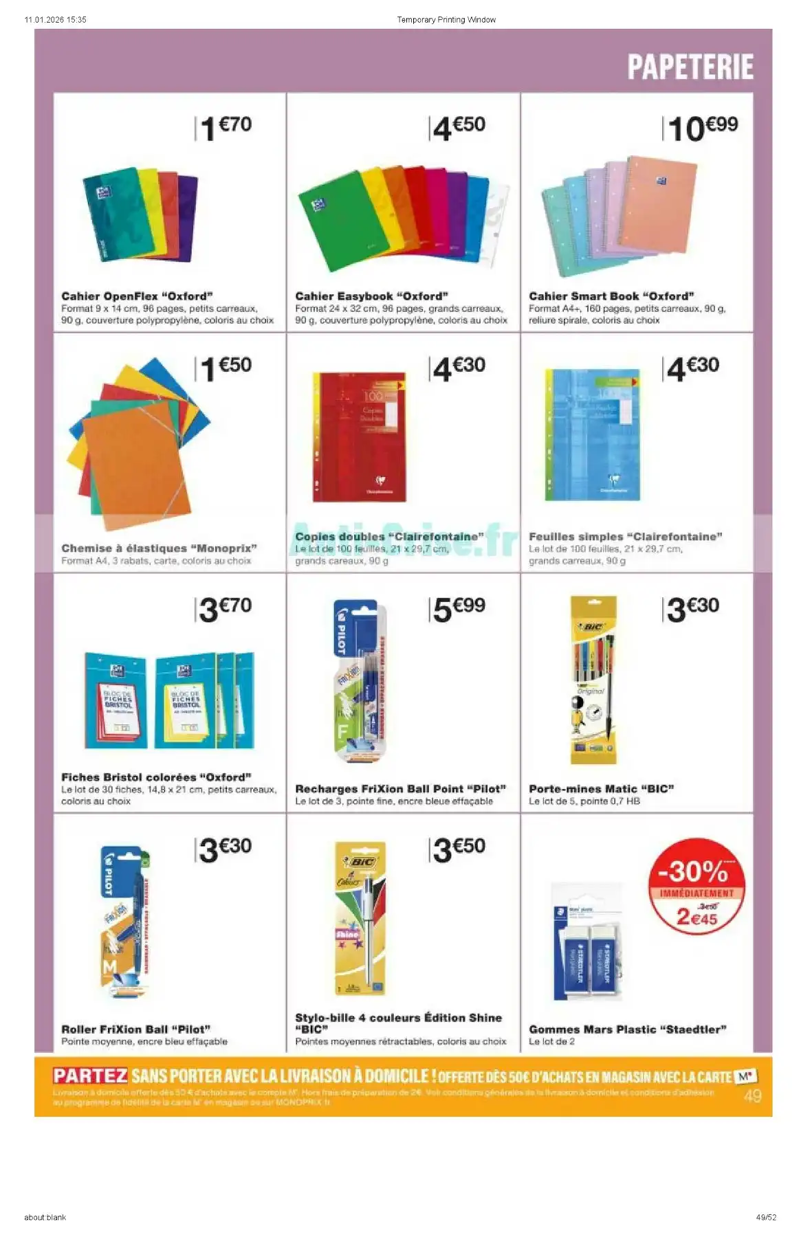 Catalogue Monoprix du 20 janvier au 1 février, 2026 3 – monoprix catalogue 49