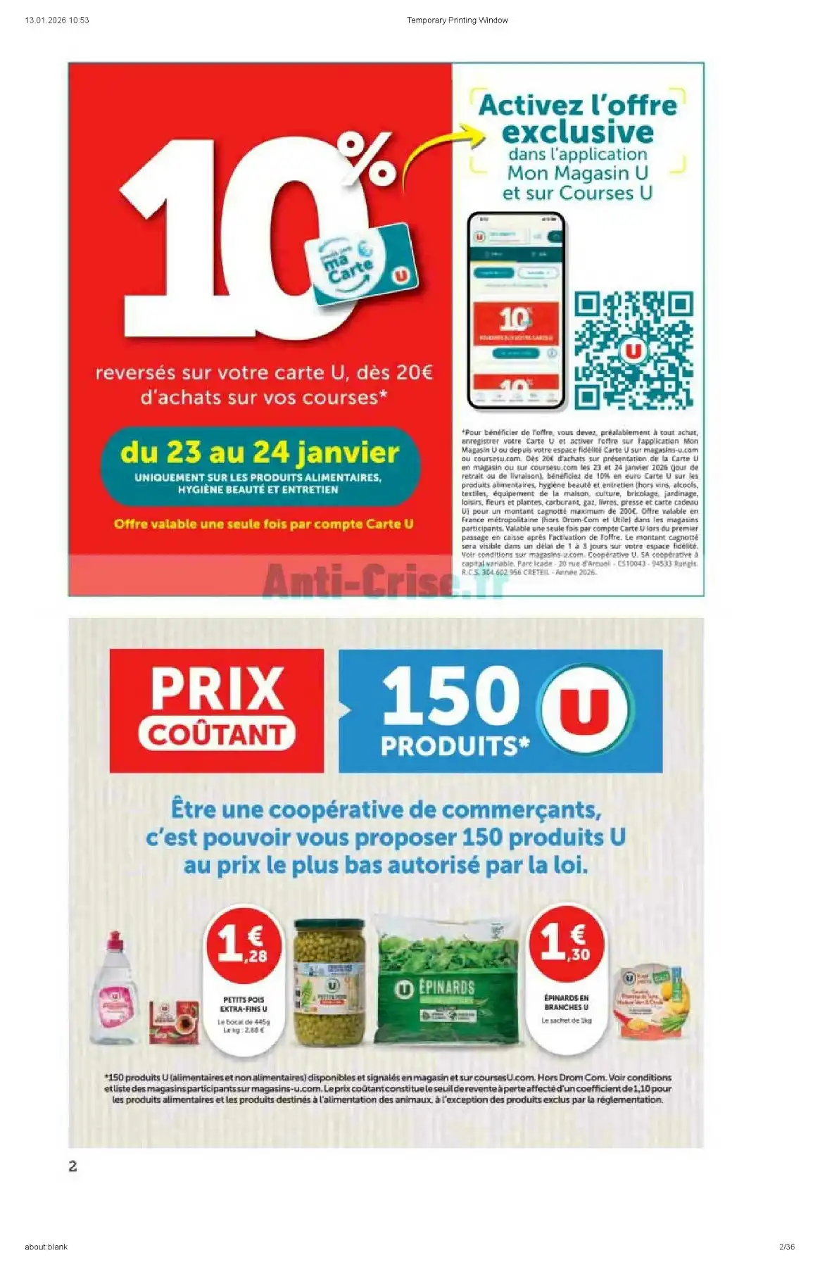 Catalogue U Express du 20 janvier au 1 février, 2026 1 – u express 2