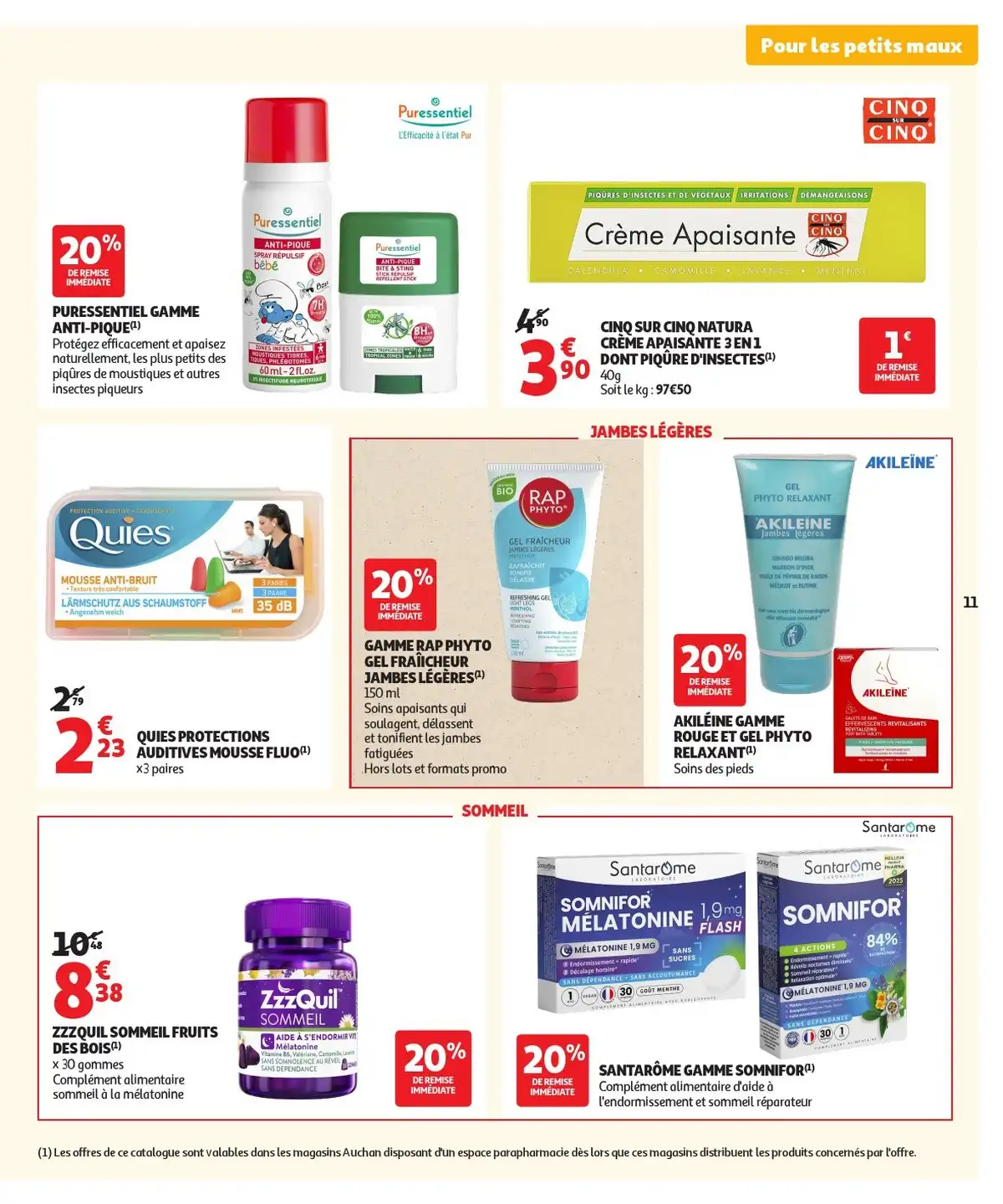 Catalogue Auchan Du 9 Juin Au 20 Juin 2026 - Image 1 Parapharmacie Du 2 Juin