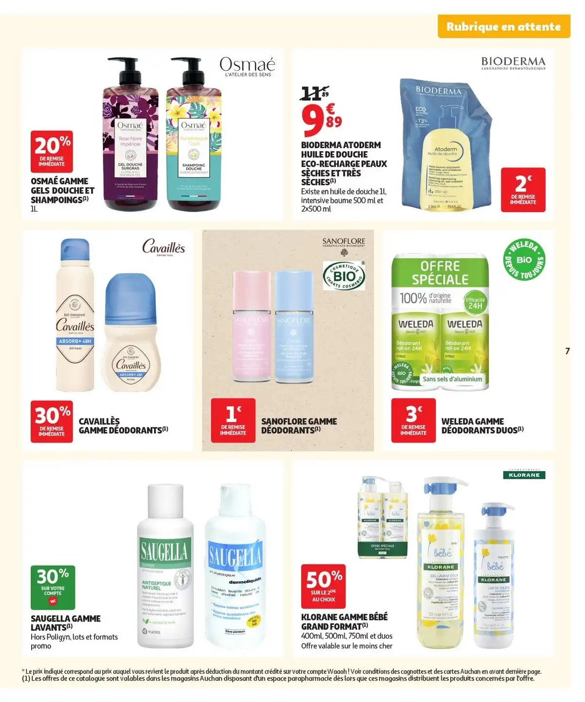 Catalogue Auchan Du 9 Juin Au 20 Juin 2026 - Image 1 Parapharmacie Du 2 Juin