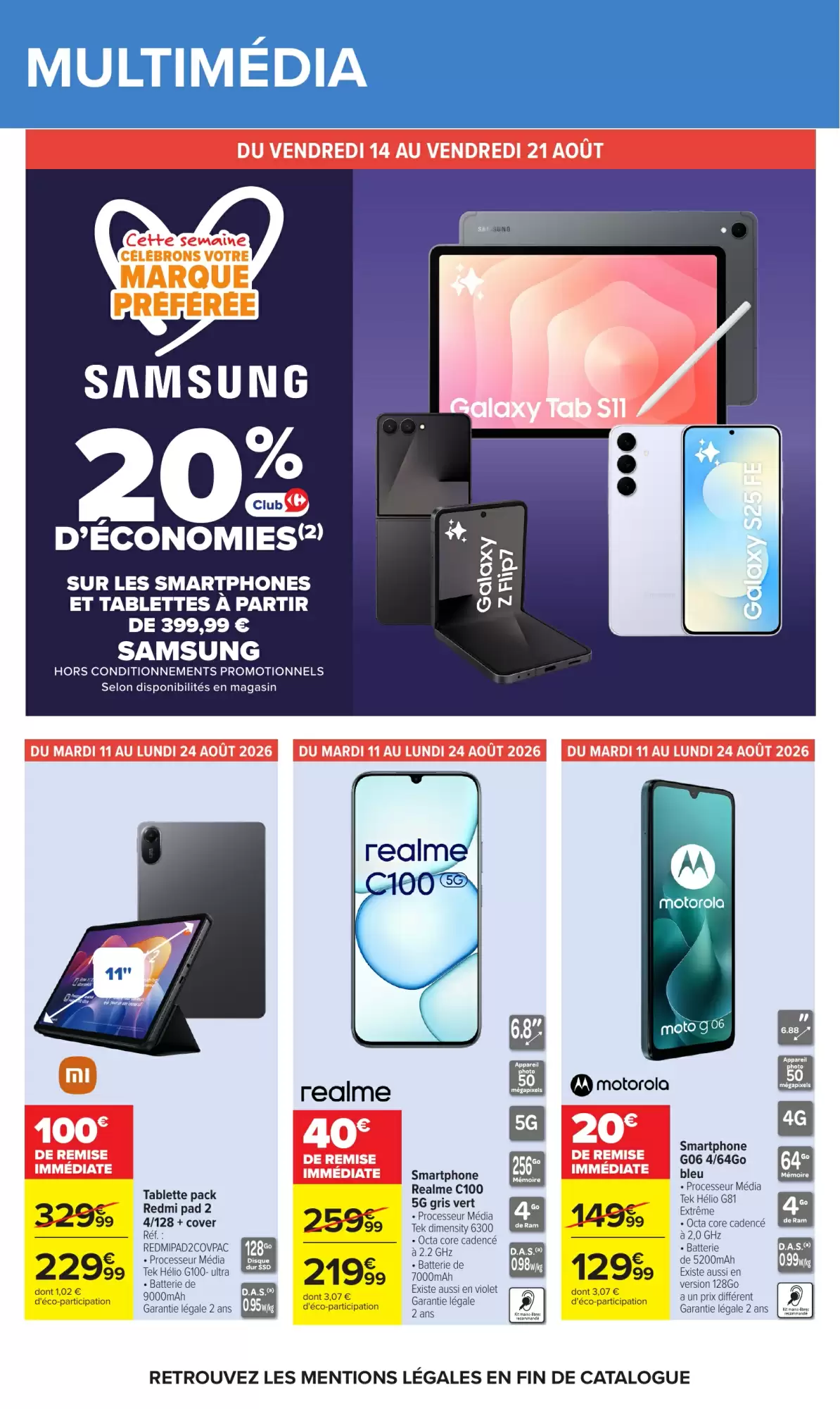 Catalogue Carrefour Du 11 Août Au 24 Août 2026 - Image 2 Du 11 Août