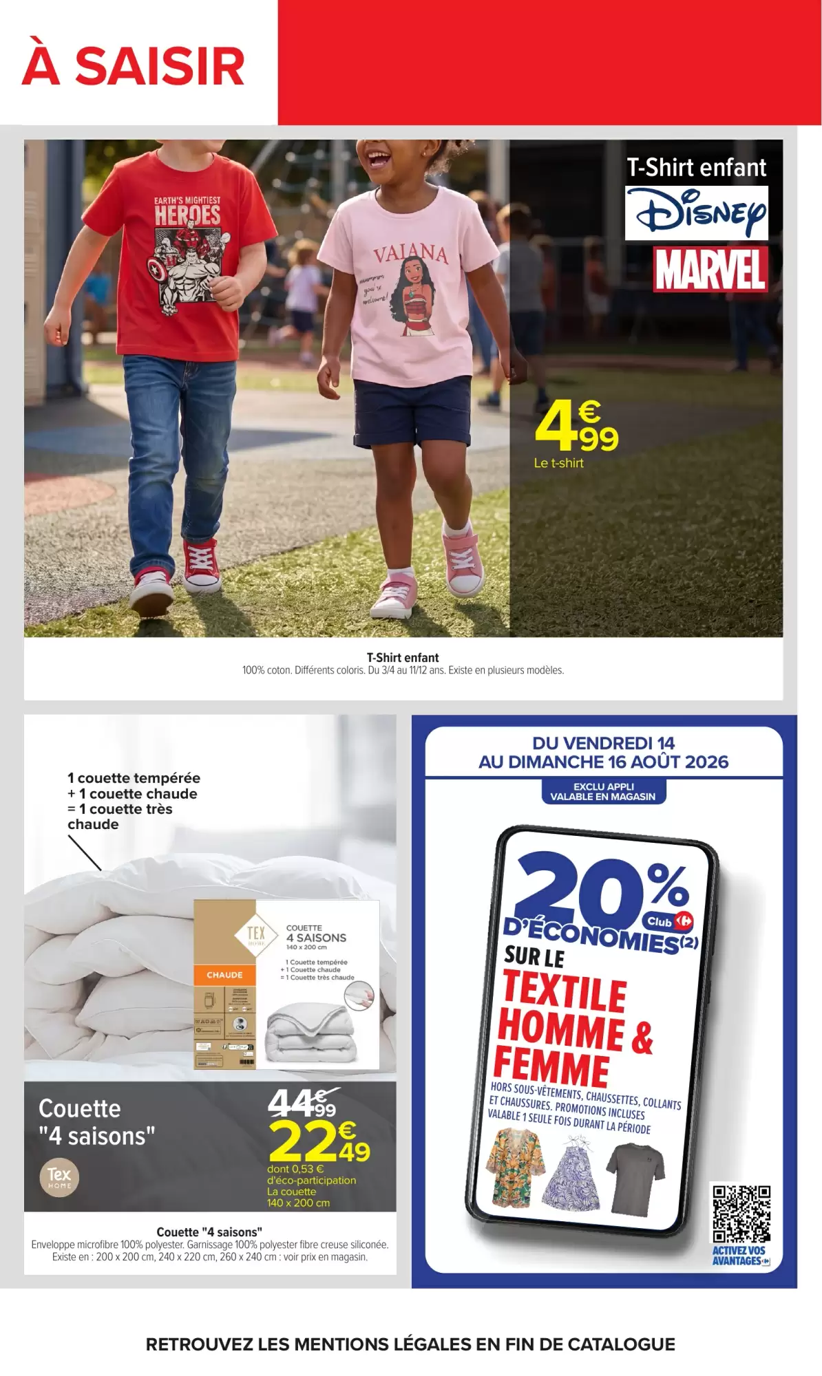 Catalogue Carrefour Du 11 Août Au 24 Août 2026 - Image 1 Du 11 Août