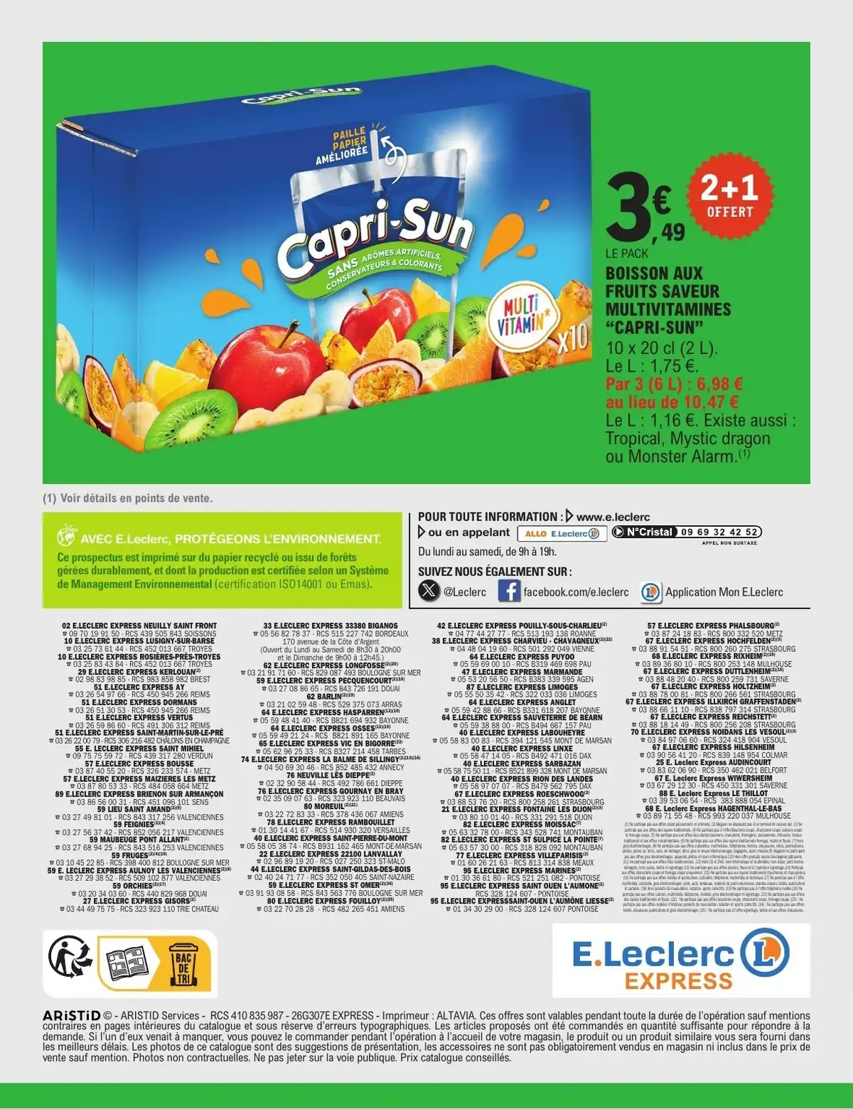 Du 1 Septembre