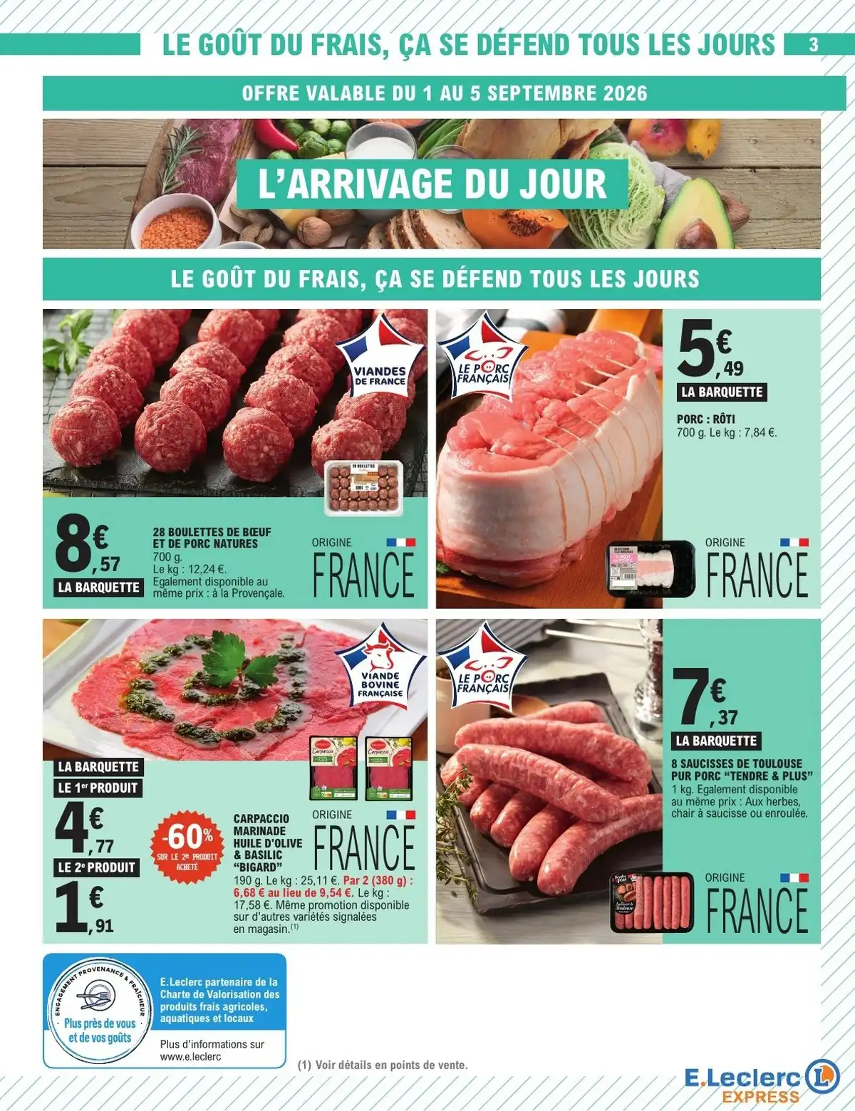 Du 1 Septembre