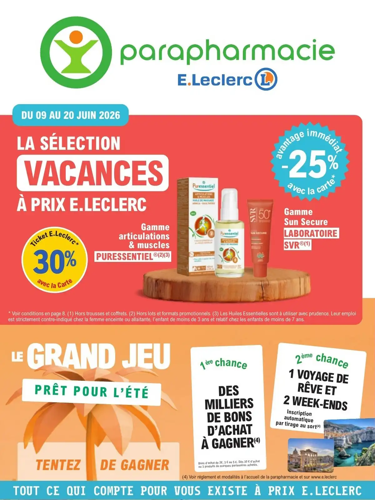 Catalogue Leclerc Brico Du 16 Juin Au 28 Juin 2026 - Image 1 Parapharmacie Du 9 Juin