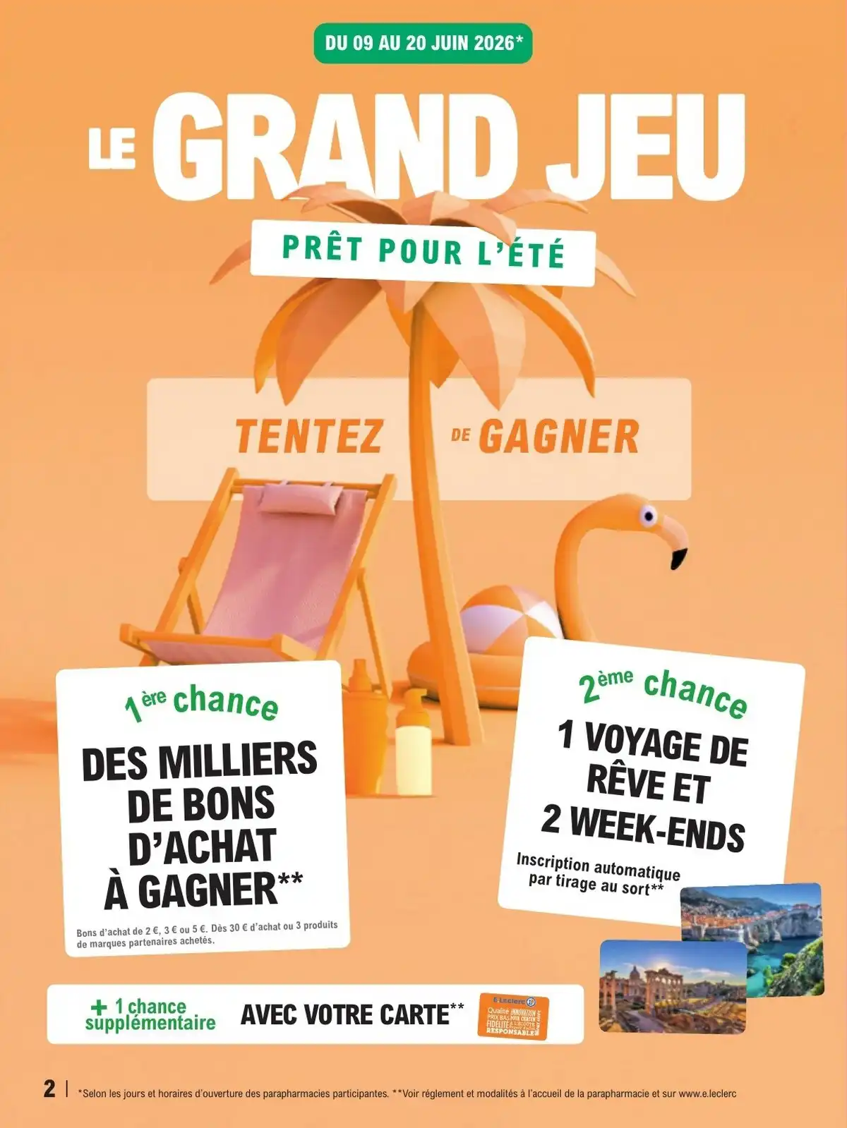 Catalogue Leclerc Brico Du 16 Juin Au 28 Juin 2026 - Image 2 Parapharmacie Du 9 Juin