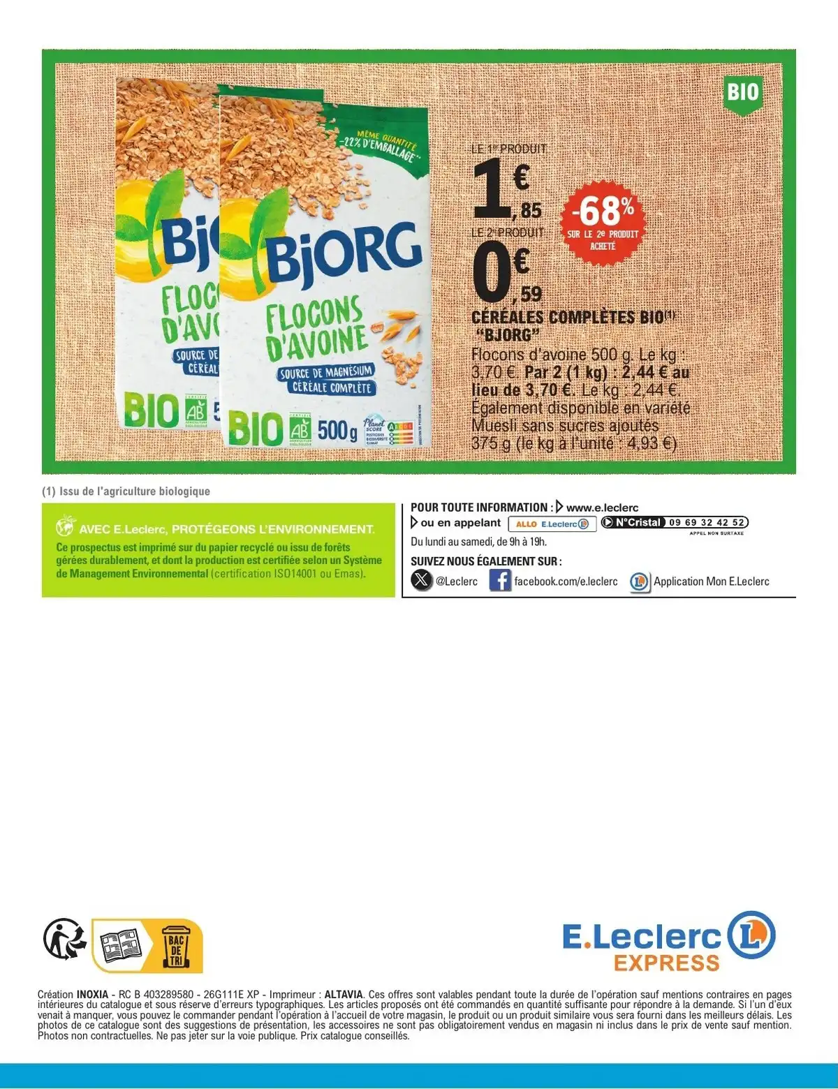 Catalogue Leclerc Du 9 Juin &Amp; Du 16 Juin 2026 - Image 2 Express Du 26 Mai