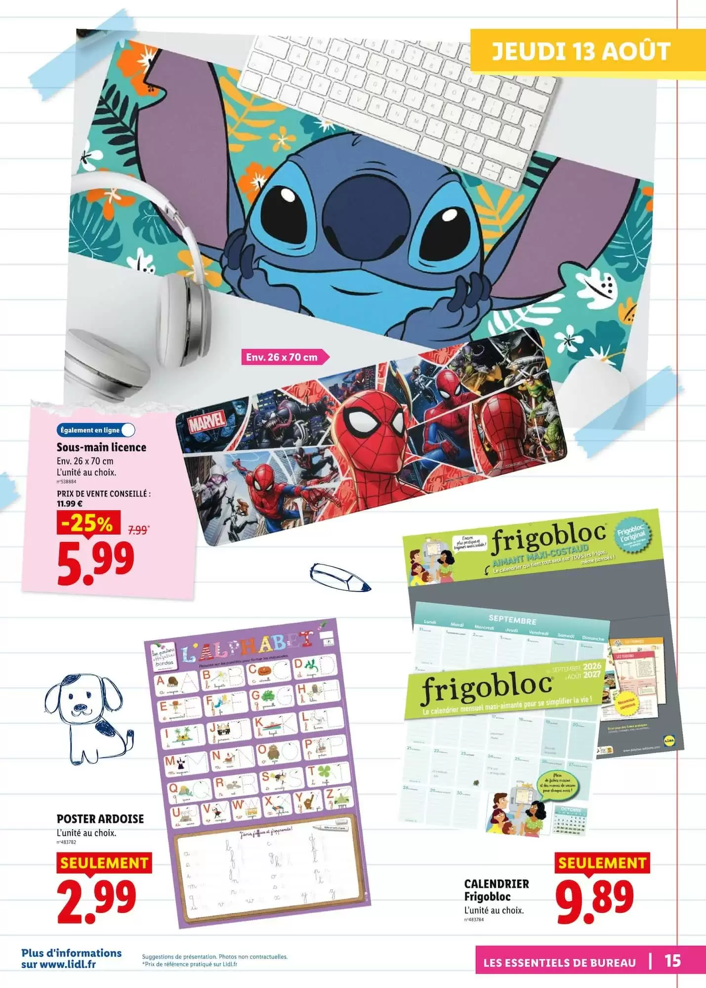 Catalogue Lidl Du 13 Août Au 20 Août 2026 - Image 1 Du 13 Août