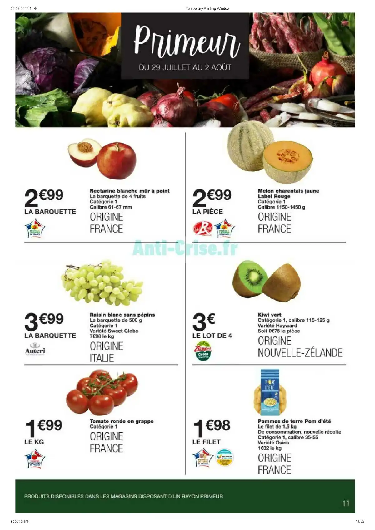 Catalogue Monoprix Du 28 Juillet Au 9 Août 2026 - Image 1 Du 28 Juillet