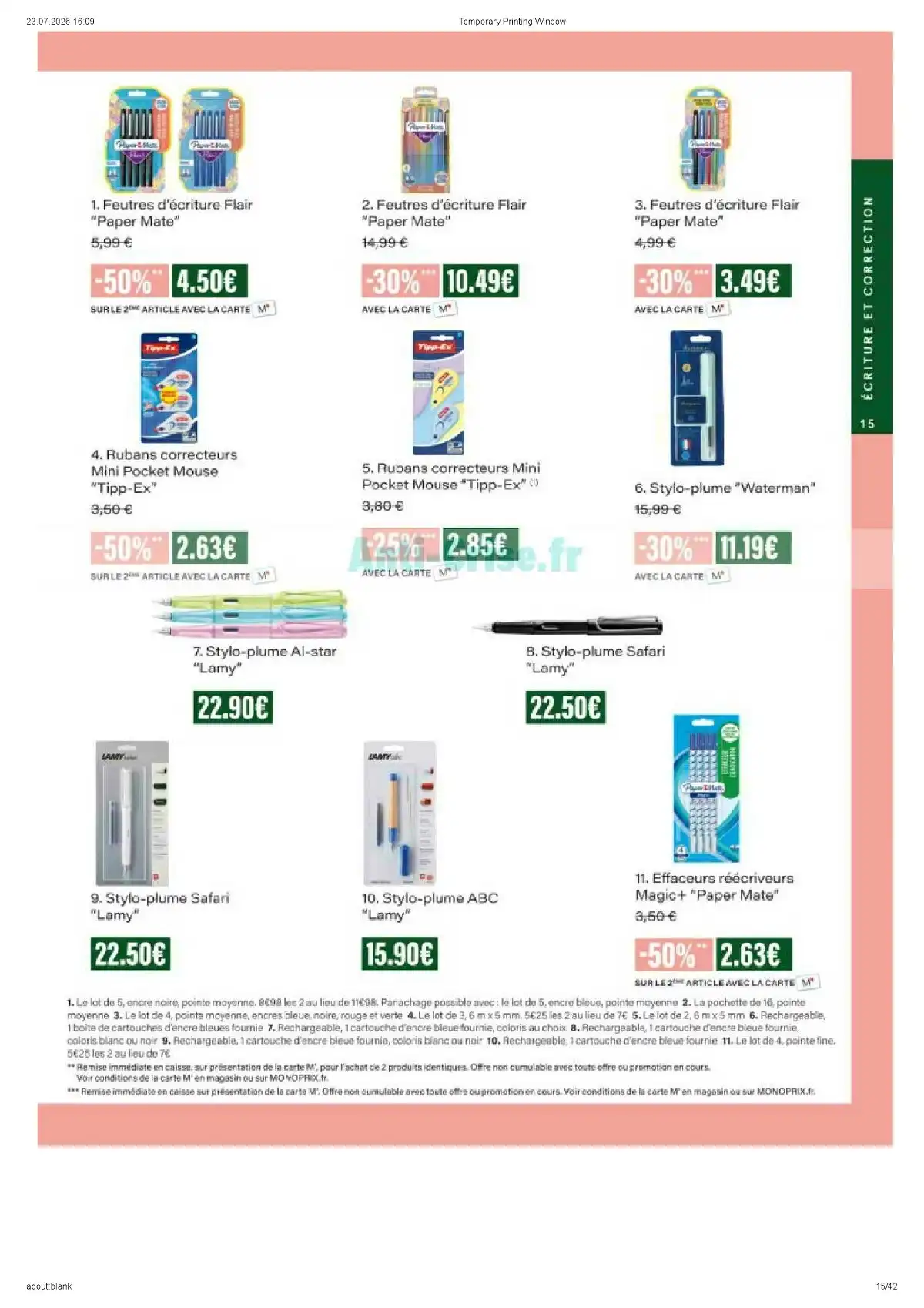Catalogue Monoprix Du 4 Août Au 6 Septembre 2026 - Image 1 Du 4 Août