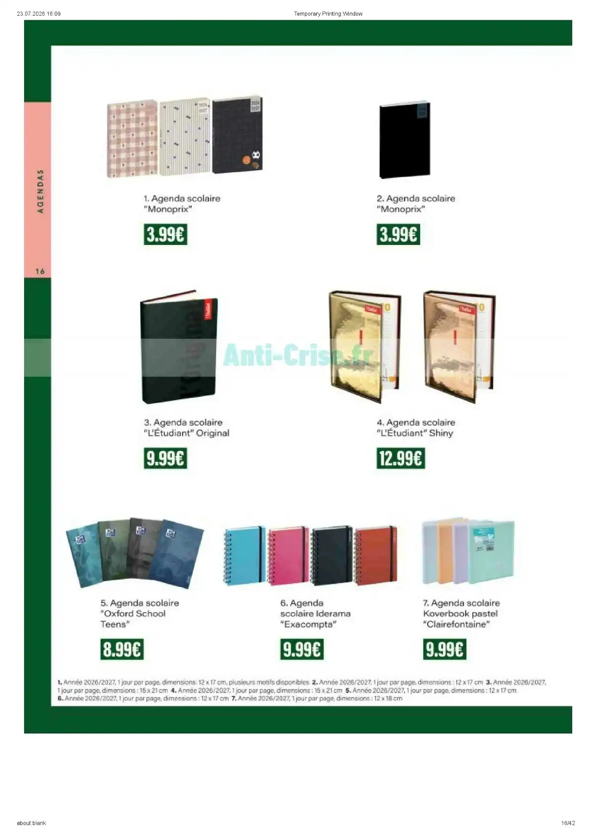 Catalogue Monoprix Du 4 Août Au 6 Septembre 2026 - Image 2 Du 4 Août
