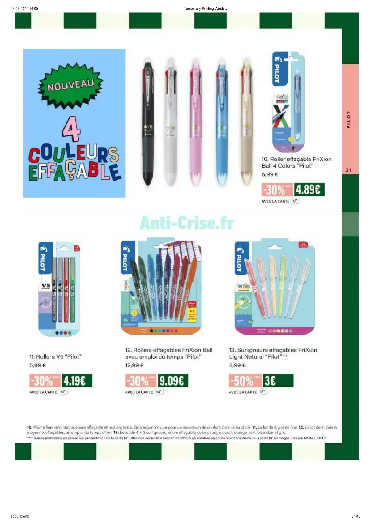 Catalogue Monoprix Du 4 Août Au 6 Septembre 2026 - Image 3 Du 4 Août