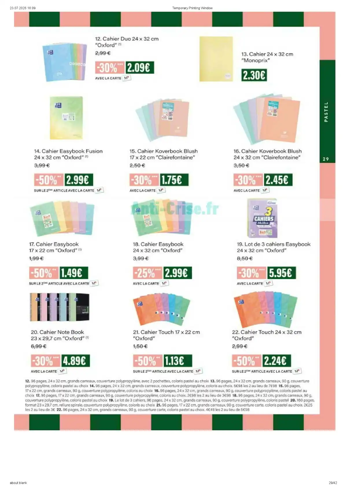 Catalogue Monoprix Du 4 Août Au 6 Septembre 2026 - Image 3 Du 4 Août