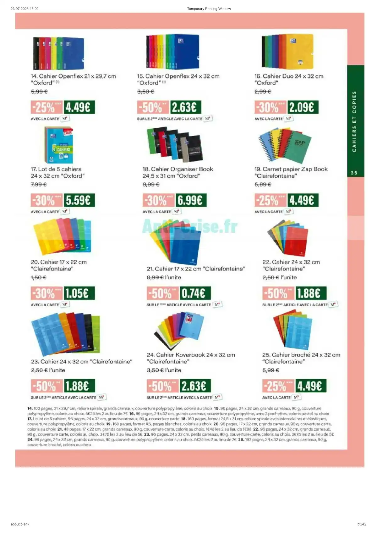 Catalogue Monoprix Du 4 Août Au 6 Septembre 2026 - Image 1 Du 4 Août