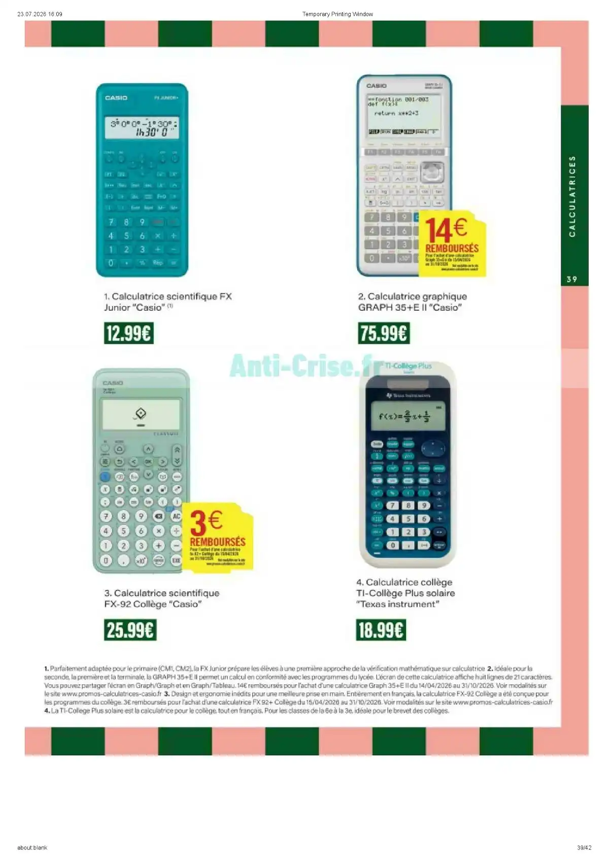 Catalogue Monoprix Du 4 Août Au 6 Septembre 2026 - Image 1 Du 4 Août