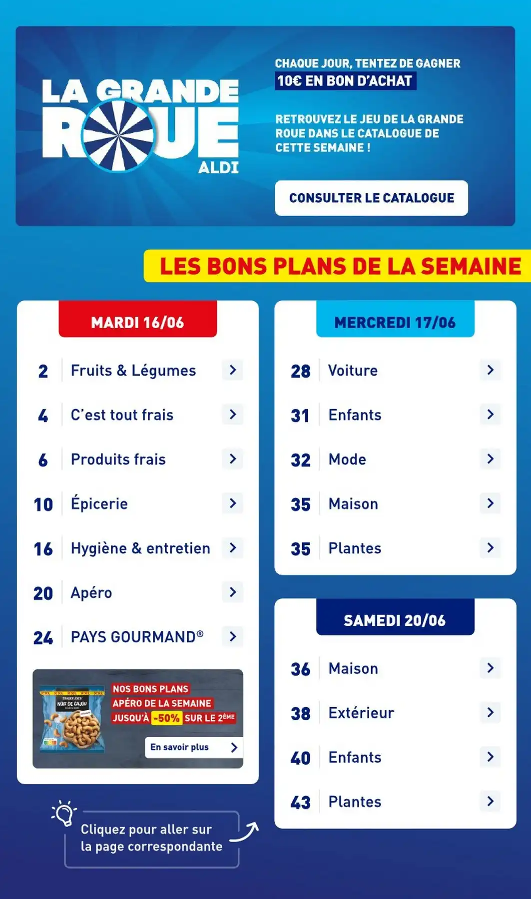 Catalogue Aldi Du 30 Juin Au 6 Juillet 2026 - Image 1 Du 16 Juin