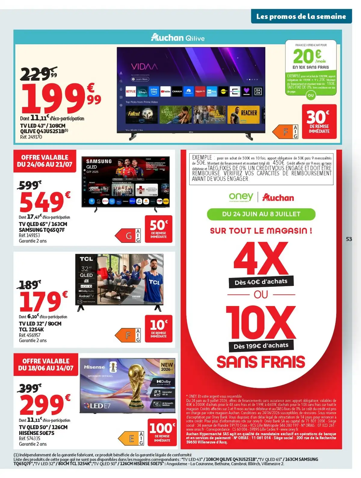 Catalogue Auchan Du 7 Juillet Au 19 Juillet 2026 - Image 3 Du 30 Juin