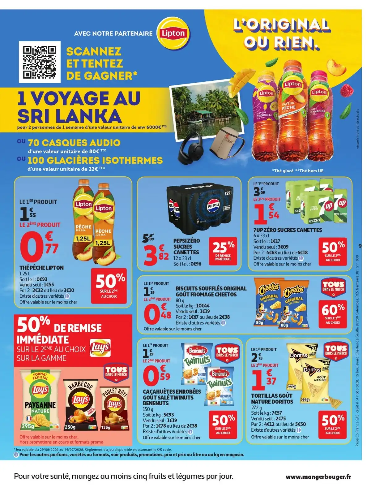 Catalogue Auchan Du 7 Juillet Au 19 Juillet 2026 - Image 1 Du 30 Juin