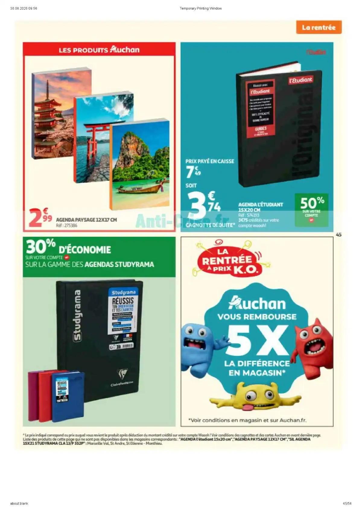 Catalogue Auchan Du 7 Juillet Au 19 Juillet 2026 - Image 1 Du 7 Juillet