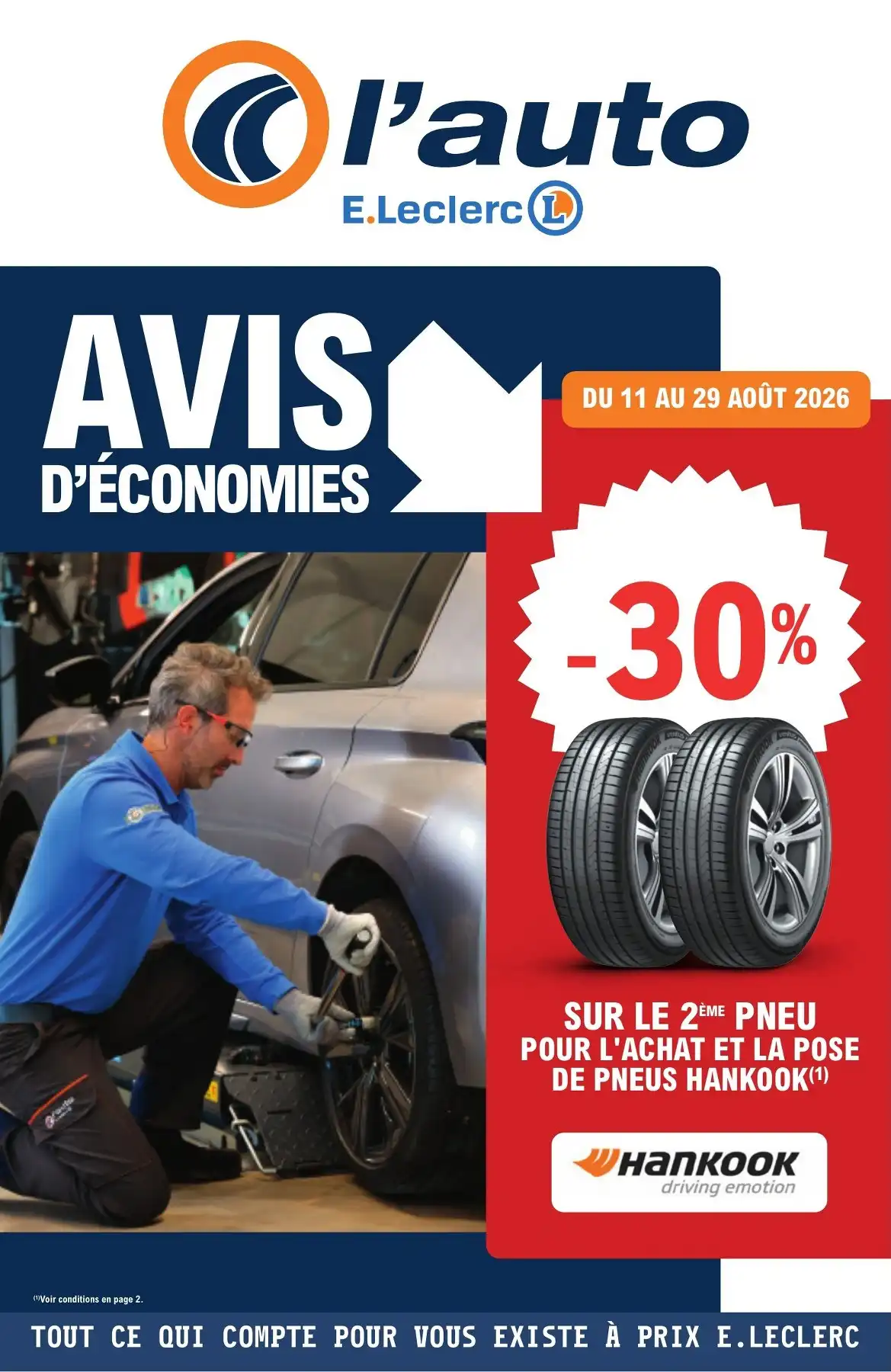 Catalogue Leclerc Brico Du 11 Août Au 29 Août 2026 - Image 1 I' Auto Du 11 Août