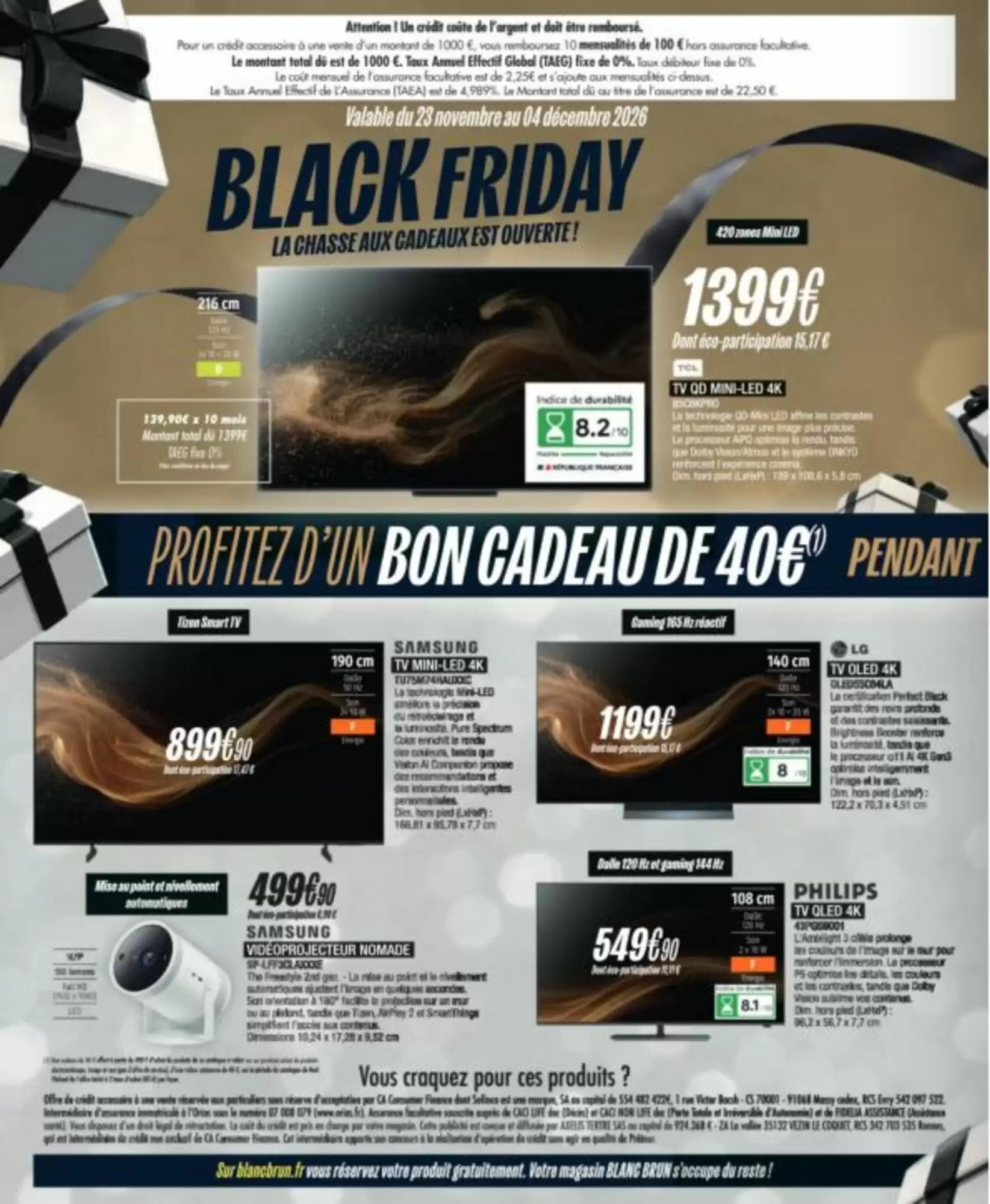 Catalogue Blanc Brun Black Friday 2026 - Image 2 Du 23 Novembre Au 4 Décembre 2026