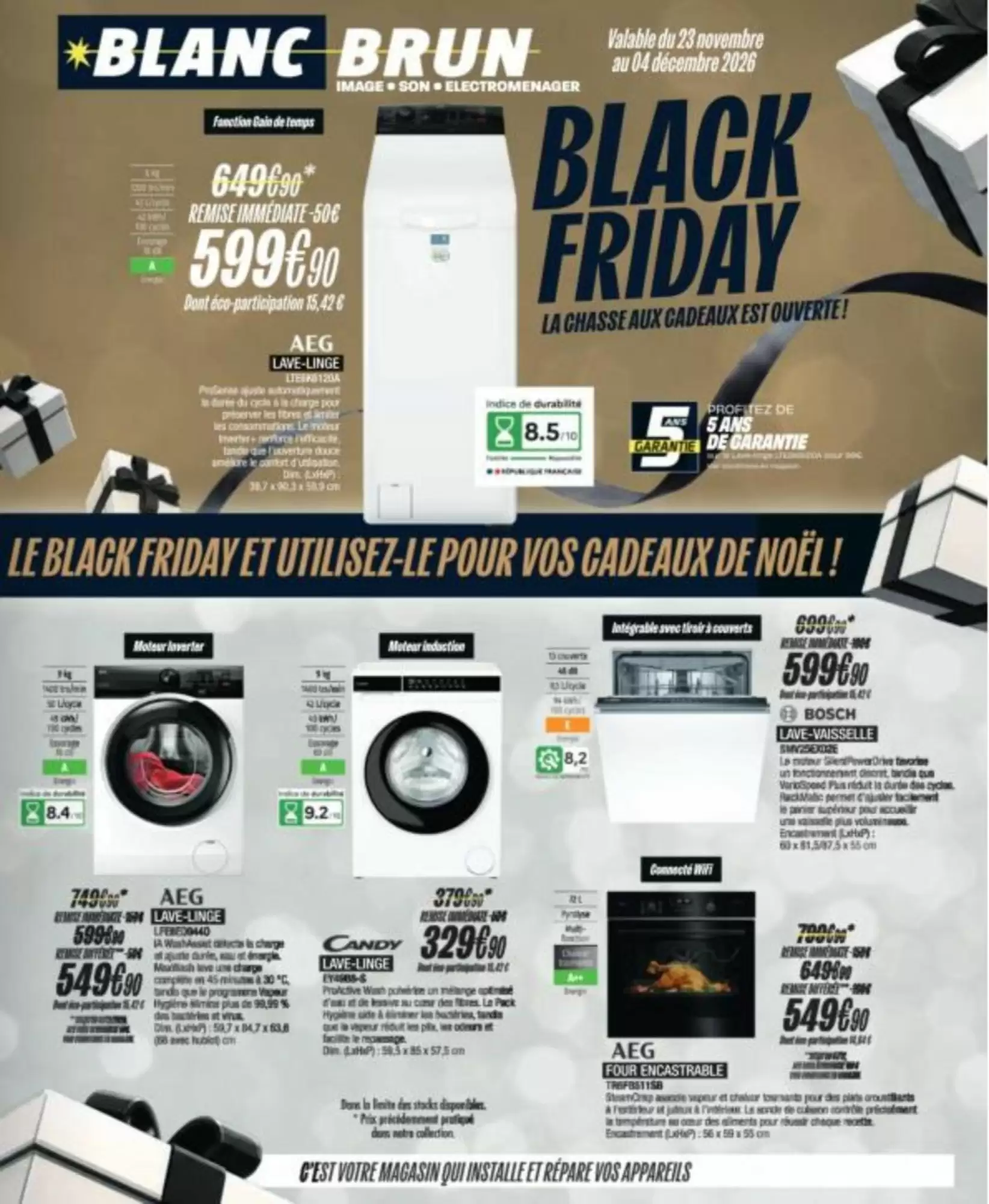 Catalogue Blanc Brun Black Friday 2026 - Image 1 Du 23 Novembre Au 4 Décembre 2026