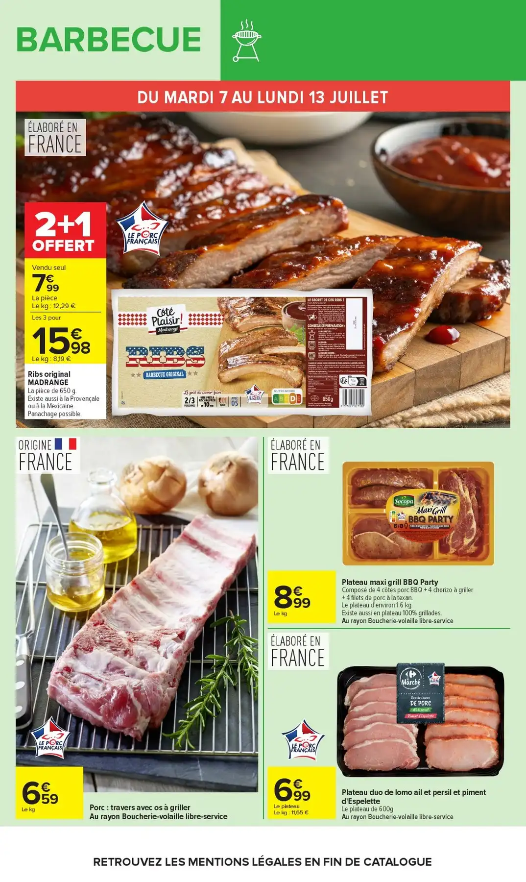 Catalogue Carrefour Market Du 7 Juillet Au 19 Juillet 2026 - Image 1 Du 7 Juillet