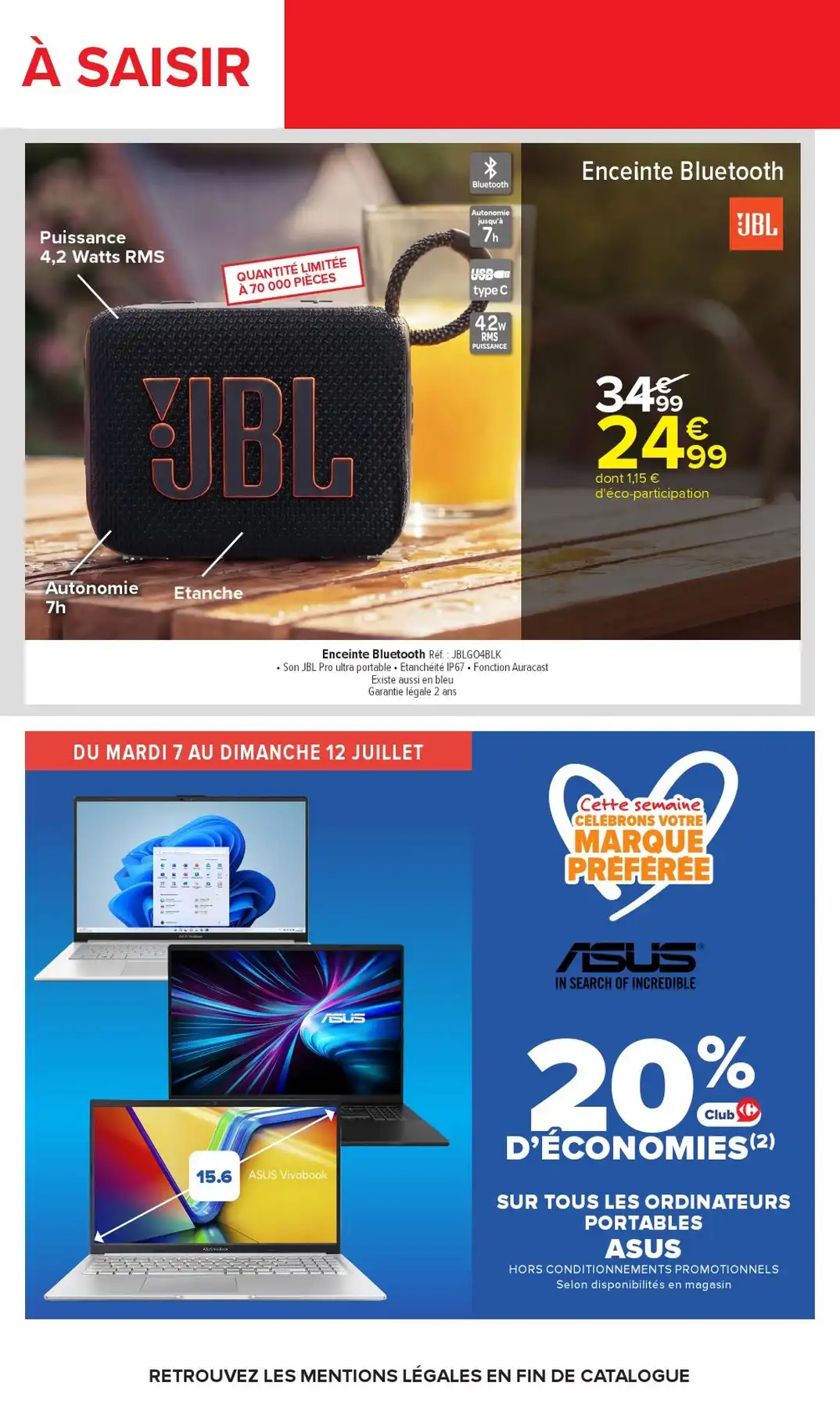 Catalogue Carrefour Market Du 7 Juillet Au 19 Juillet 2026 - Image 1 Du 7 Juillet