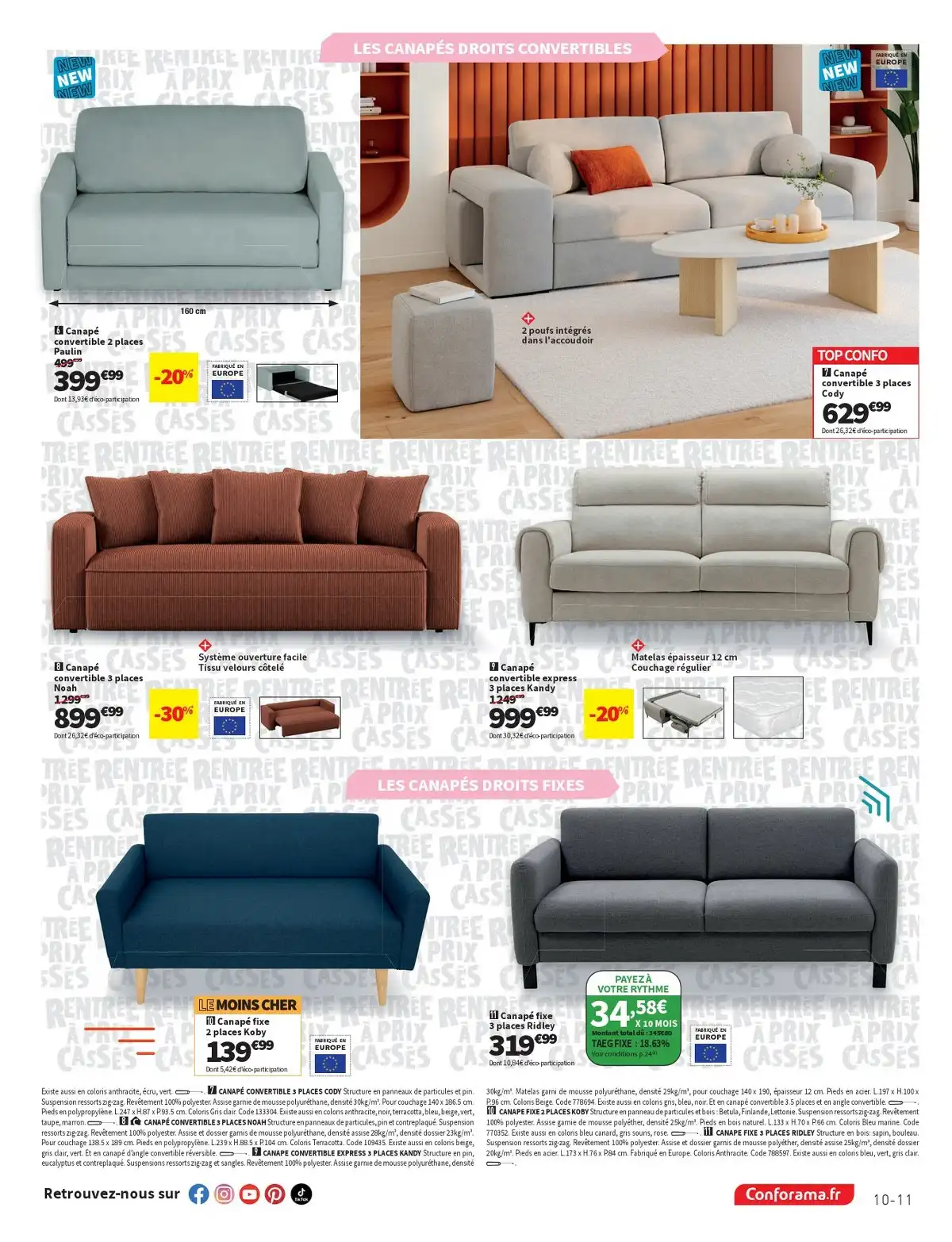 Catalogue Conforama Du 4 Août Au 24 Août 2026 - Image 1 4 Août
