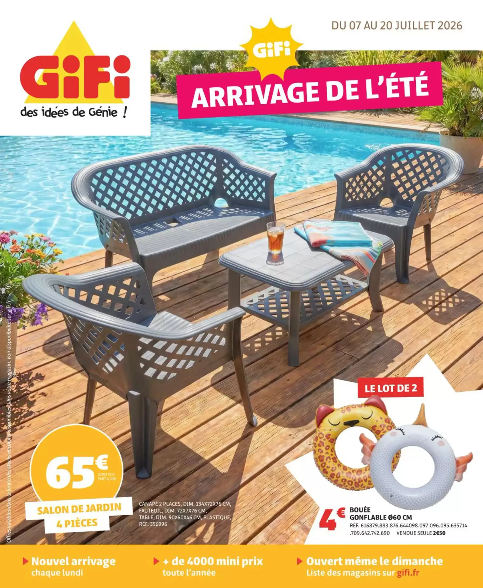 Catalogue Gifi Du 7 Juillet Au 20 Juillet 2026 - Image 1 Du 7 Juillet