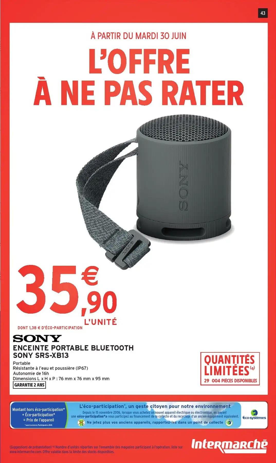 Du 30 Juin