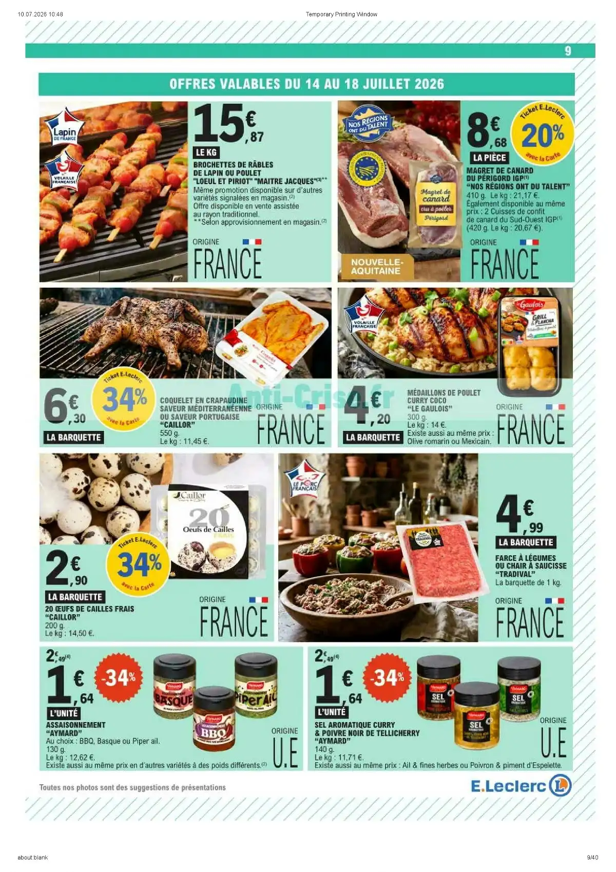 Catalogue Leclerc Du 14 Juillet Au 26 Juillet 2026 - Image 3 Du 14 Juillet