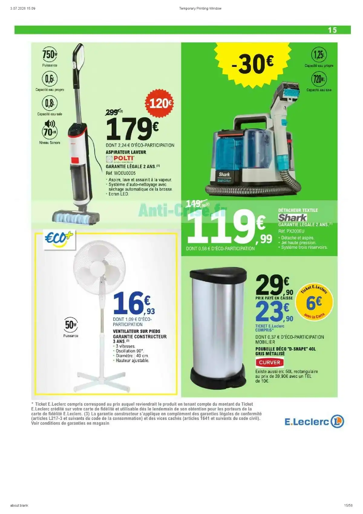 Catalogue Leclerc Du 14 Juillet Au 26 Juillet 2026 - Image 1 Du 7 Juillet
