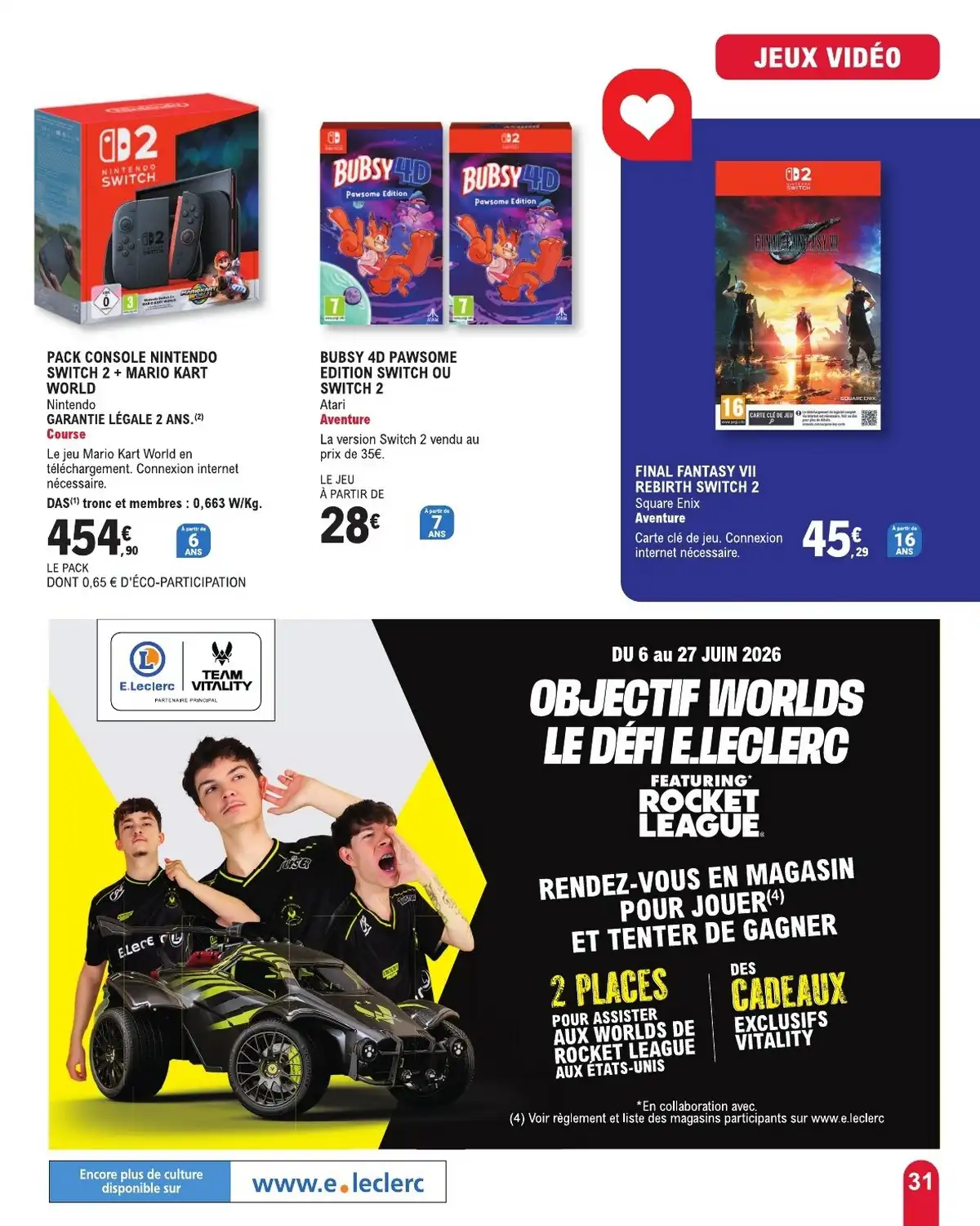 Catalogue Leclerc Brico Du 16 Juin Au 28 Juin 2026 - Image 1 Espace Culturel Du 9 Juin