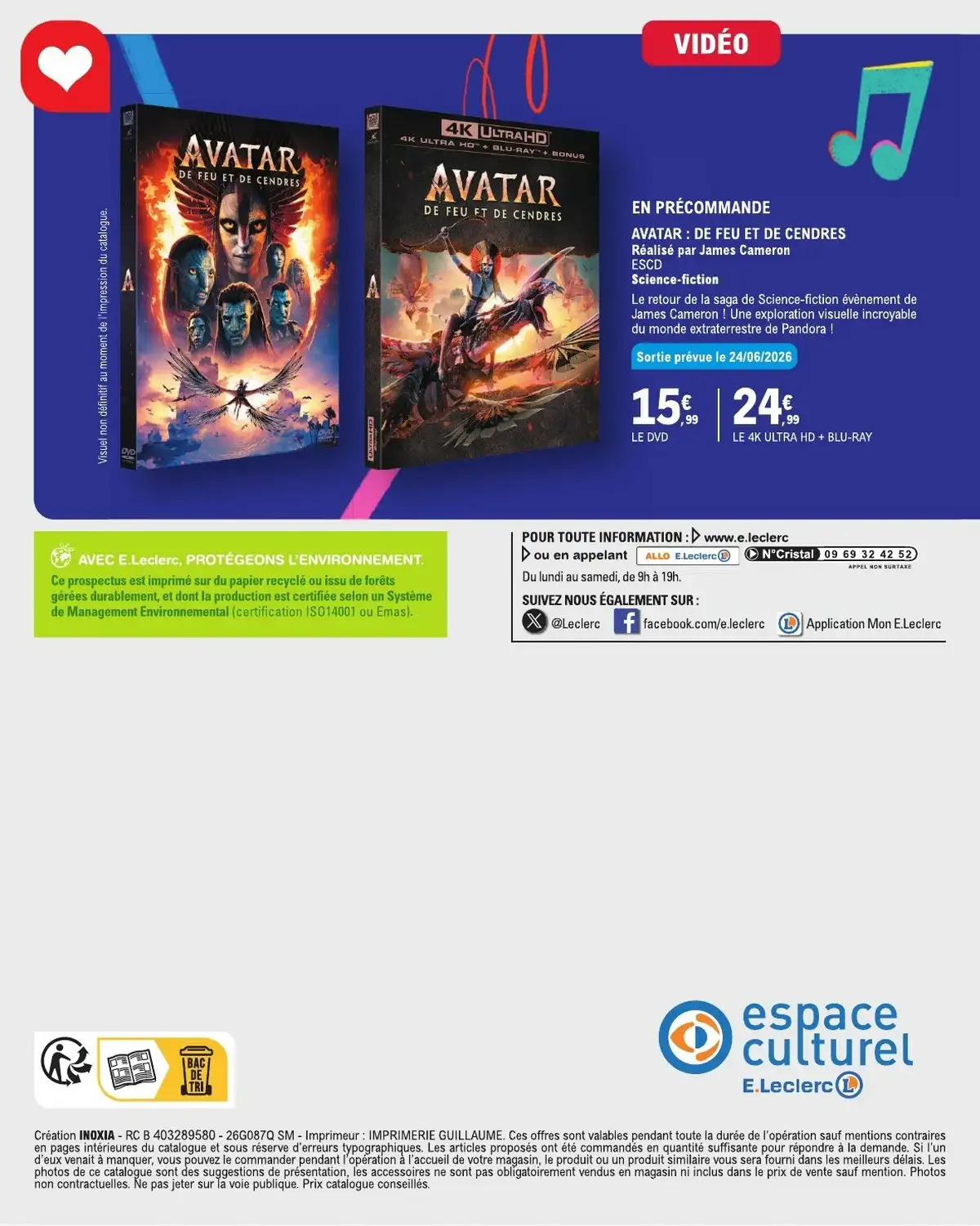 Catalogue Leclerc Brico Du 16 Juin Au 28 Juin 2026 - Image 2 Espace Culturel Du 9 Juin