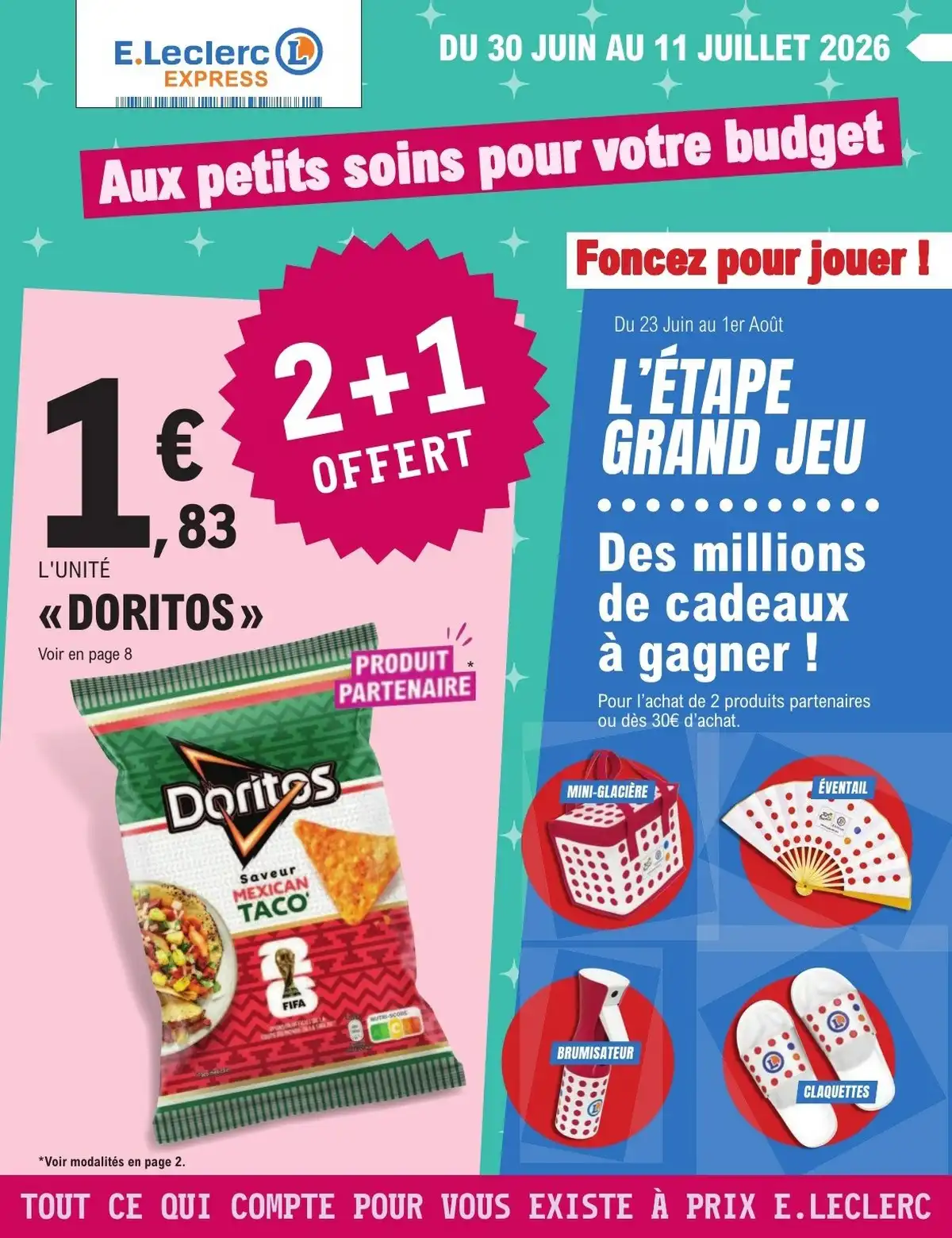 Catalogue Leclerc Du 14 Juillet Au 26 Juillet 2026 - Image 1 Express Du 30 Juin