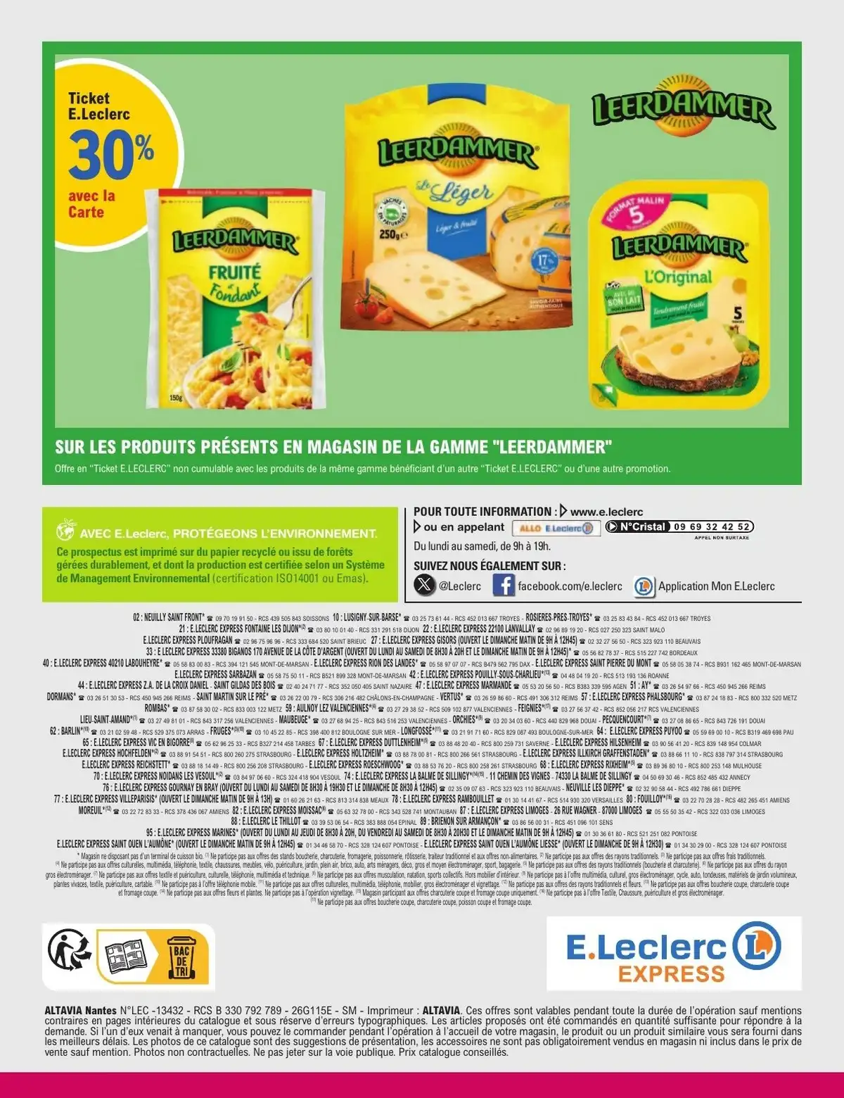 Catalogue Leclerc Du 14 Juillet Au 26 Juillet 2026 - Image 2 Express Du 30 Juin