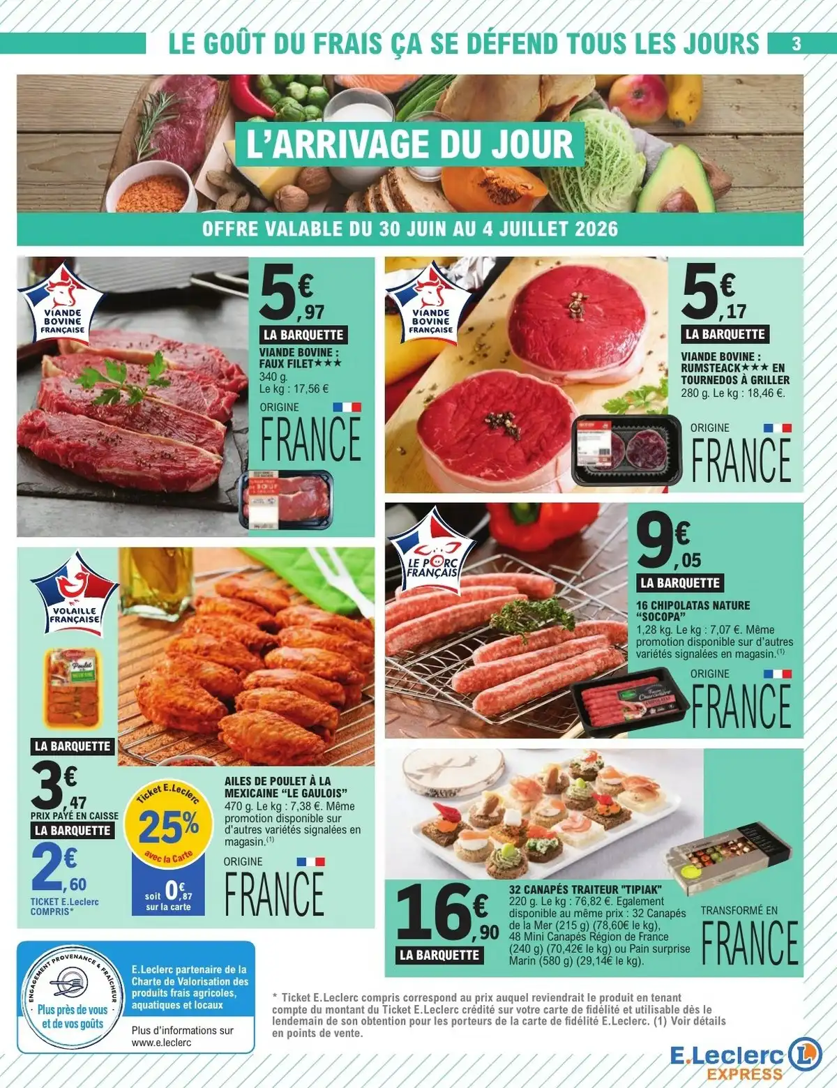 Catalogue Leclerc Du 14 Juillet Au 26 Juillet 2026 - Image 1 Express Du 30 Juin