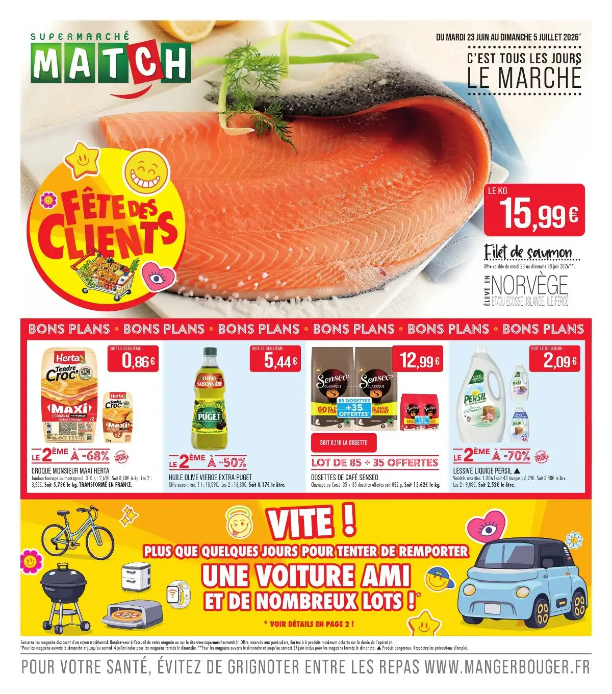 Catalogue Match Du 30 Juin Au 12 Juillet 2026 - Image 1 Du 23 Juin